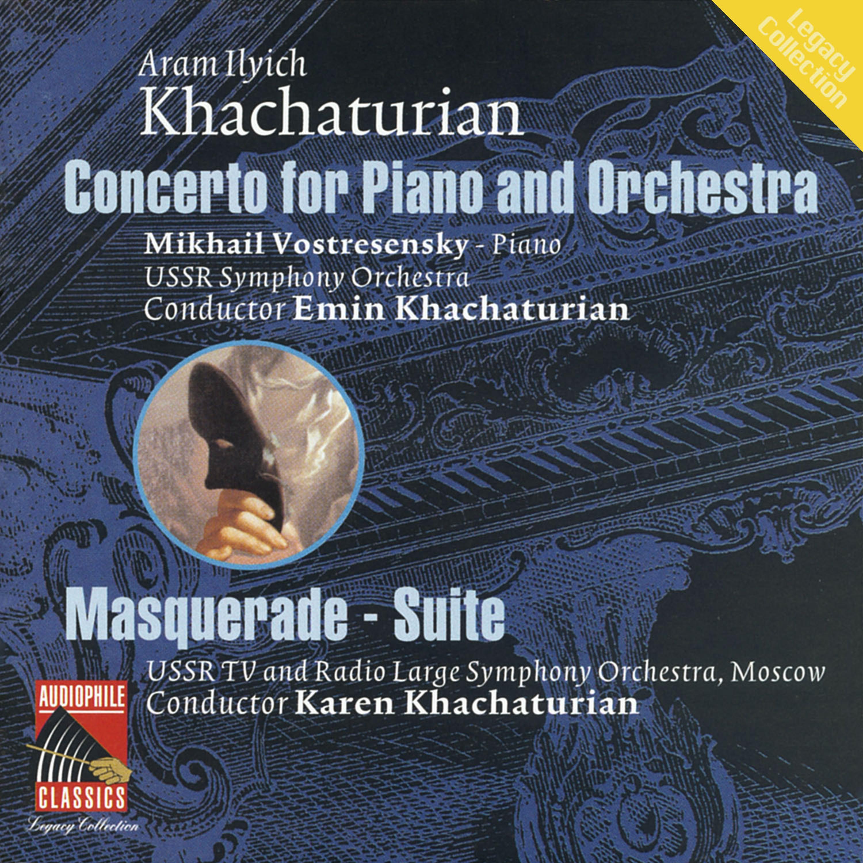 Постер альбома Khachaturian: Piano Concerto - Masquerade Suite
