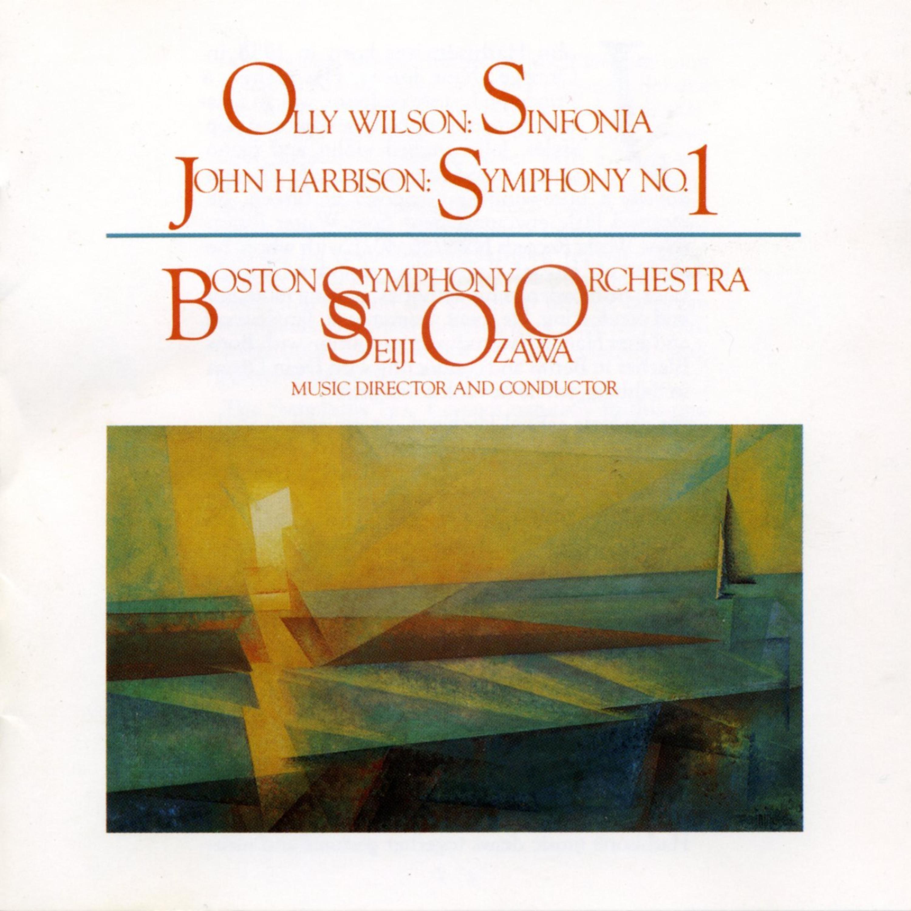 Постер альбома Wilson: Sinfonia/Harbison: Symphony No. 1