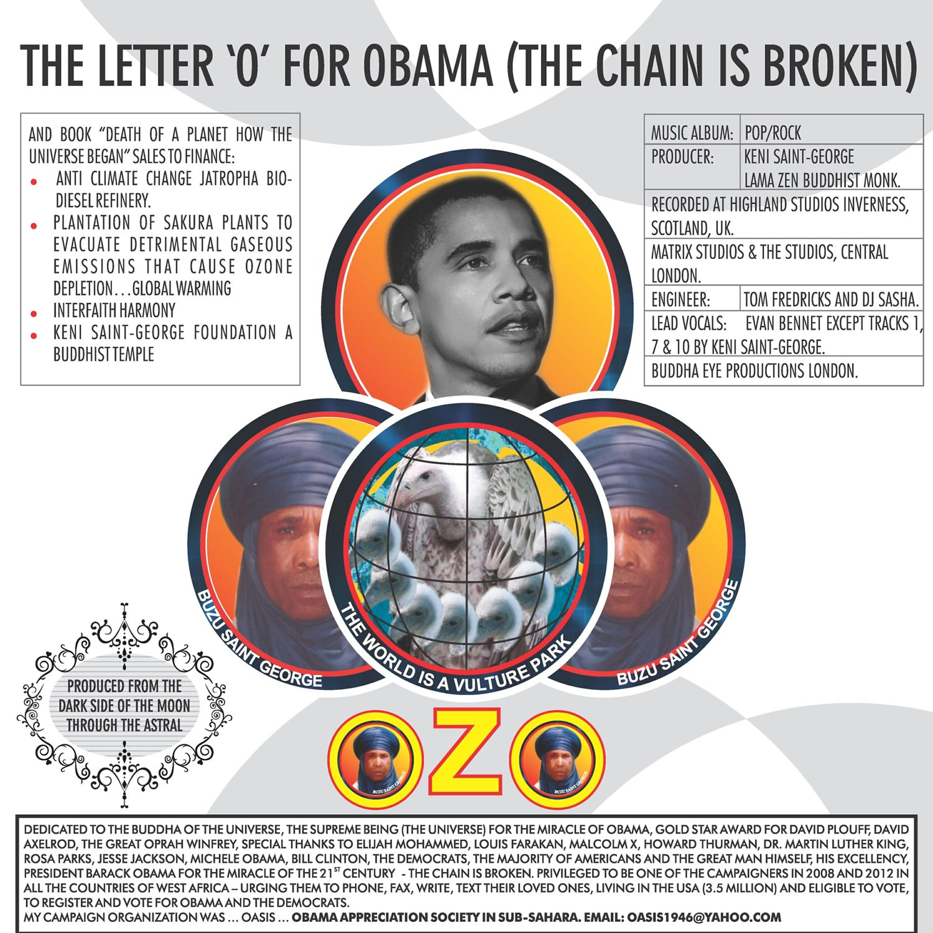 OZO - The Letter 'O' for Obama (The Chain Is Broken) (Zen Mix)