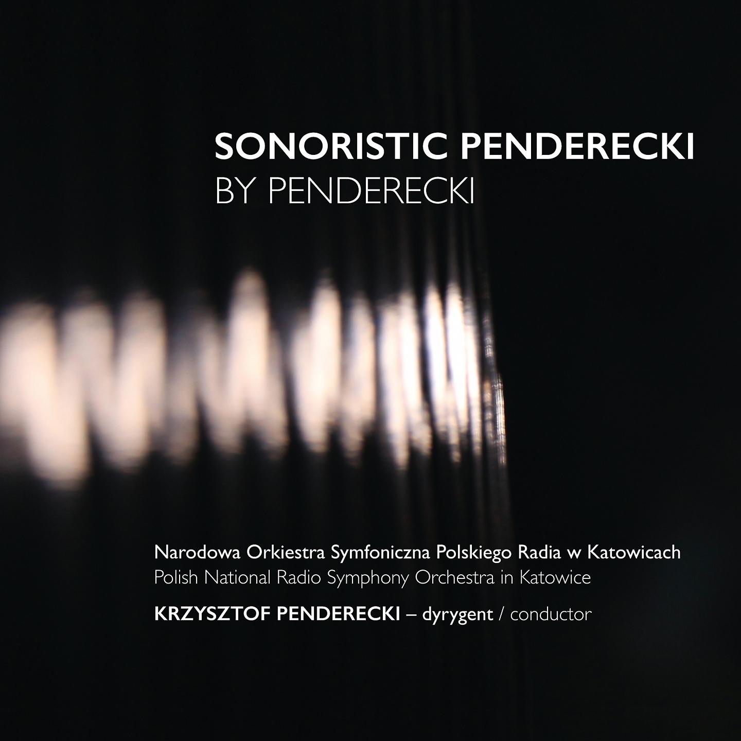 Постер альбома Sonoristic Penderecki by Penderecki