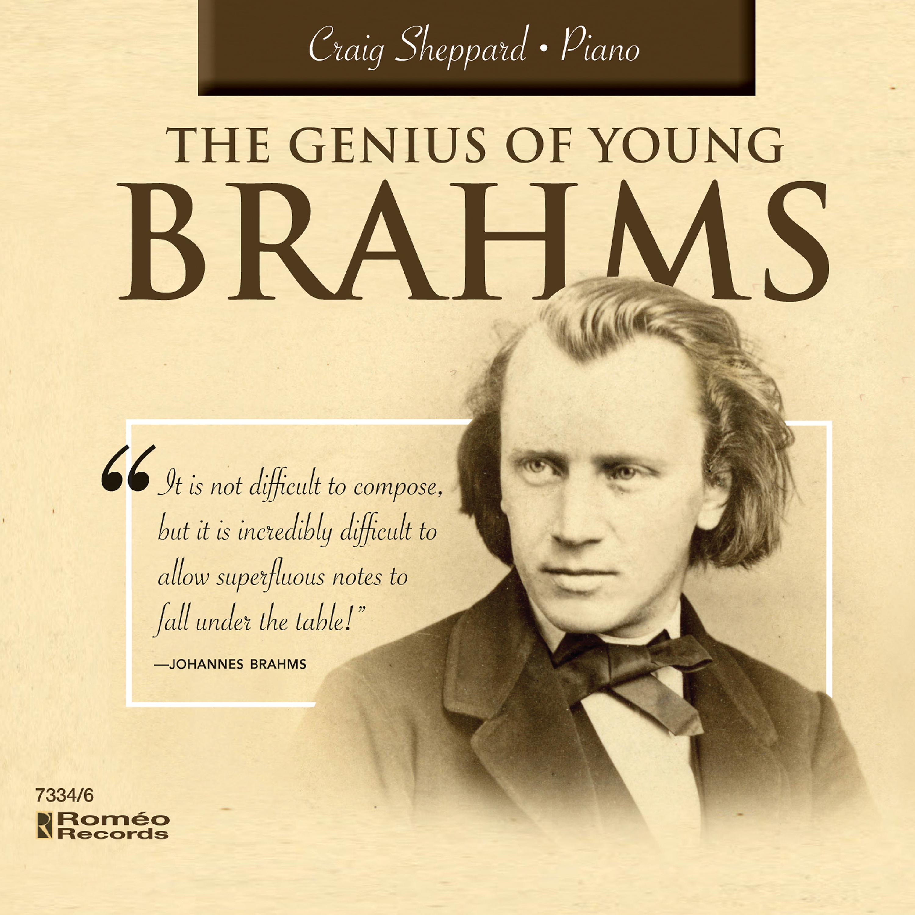 Постер альбома The Genius of the Young Brahms