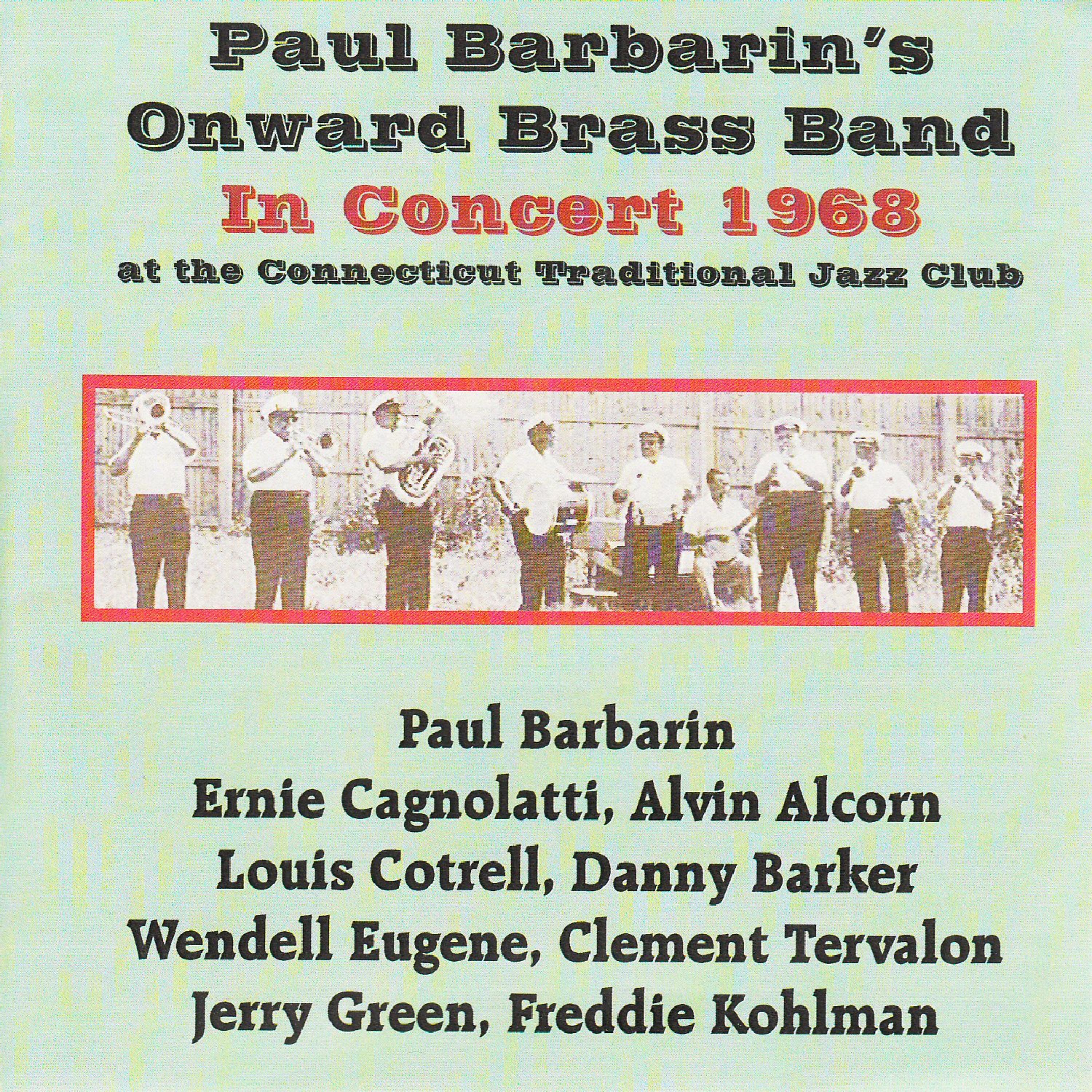 Постер альбома Paul Barbarin's Onward Brass Band in Concert 1968