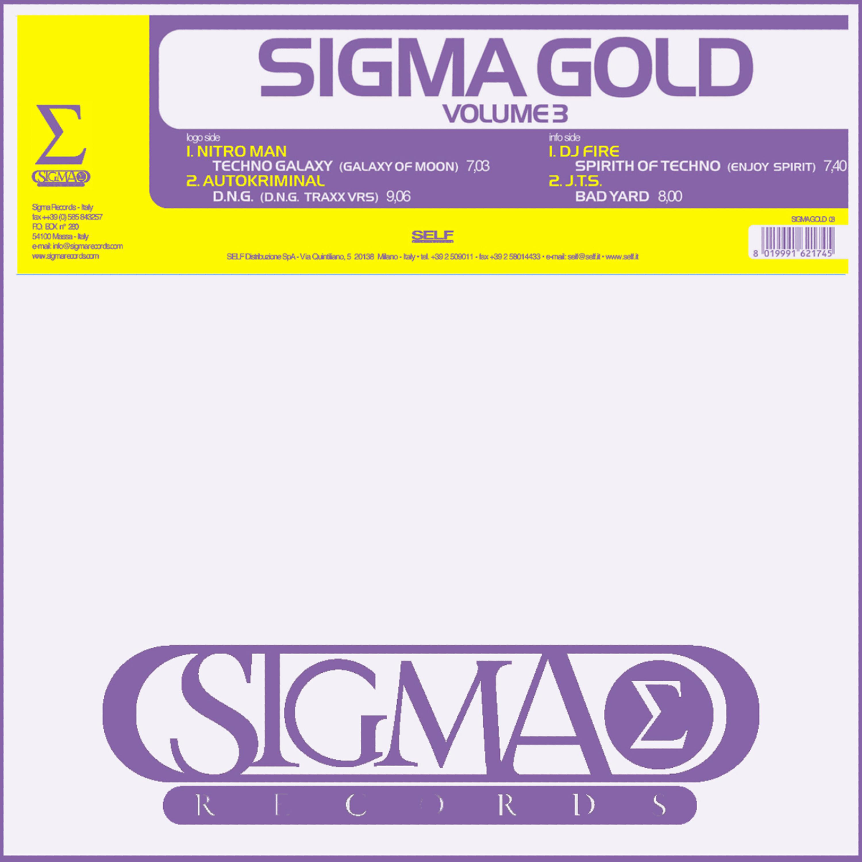 Постер альбома Sigma Gold Vol. 3