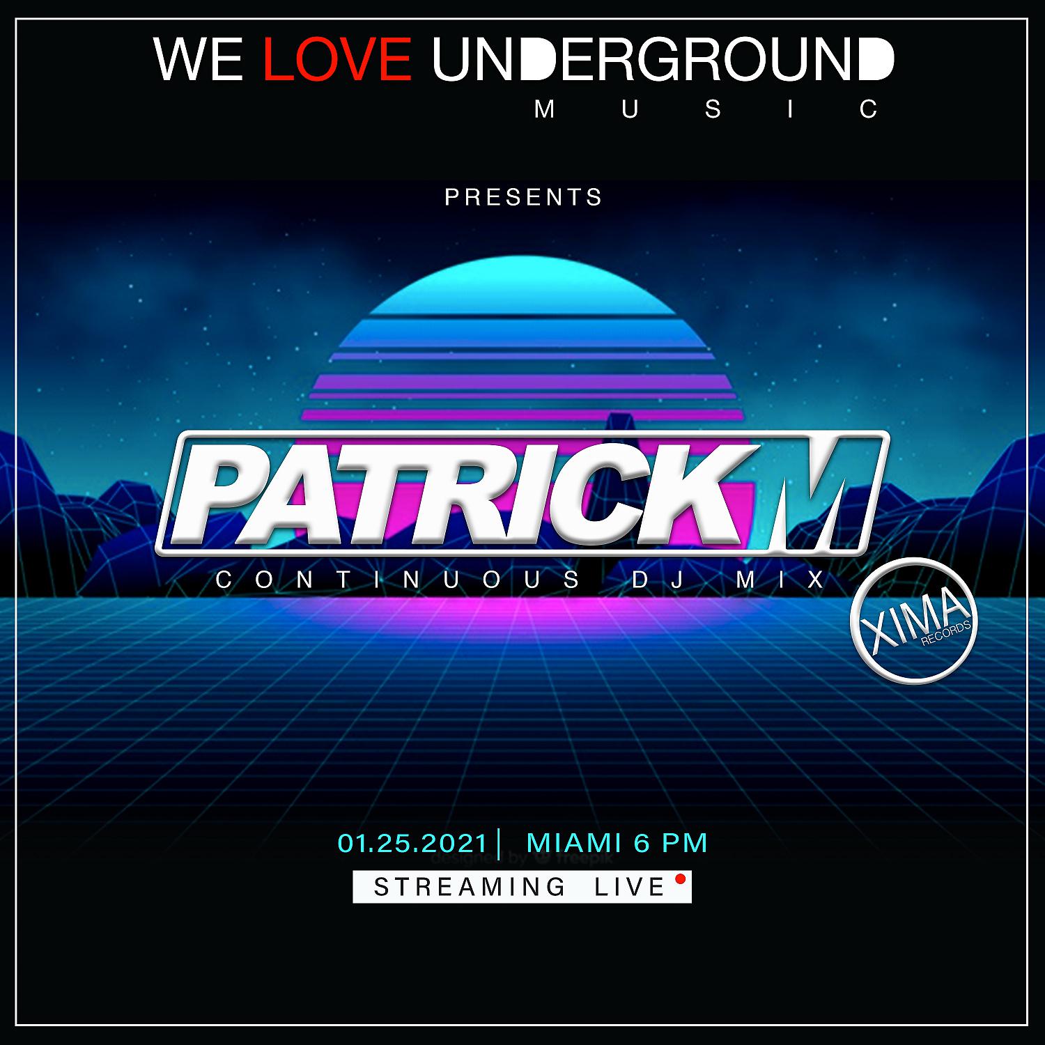 Постер альбома PATRICK M Continuous DJ Mix. 01-12-21