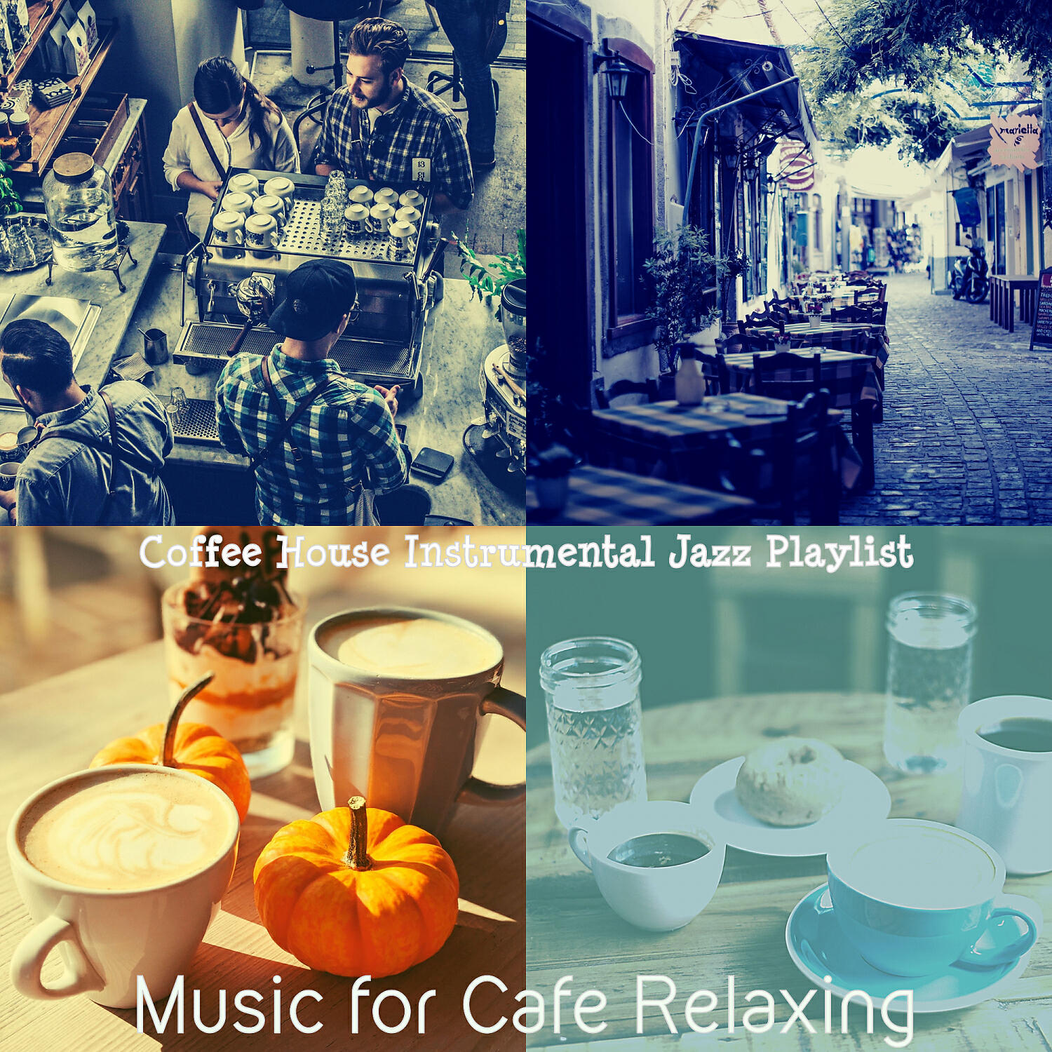 Coffee House Instrumental Jazz Playlist - Festive Music for Studying