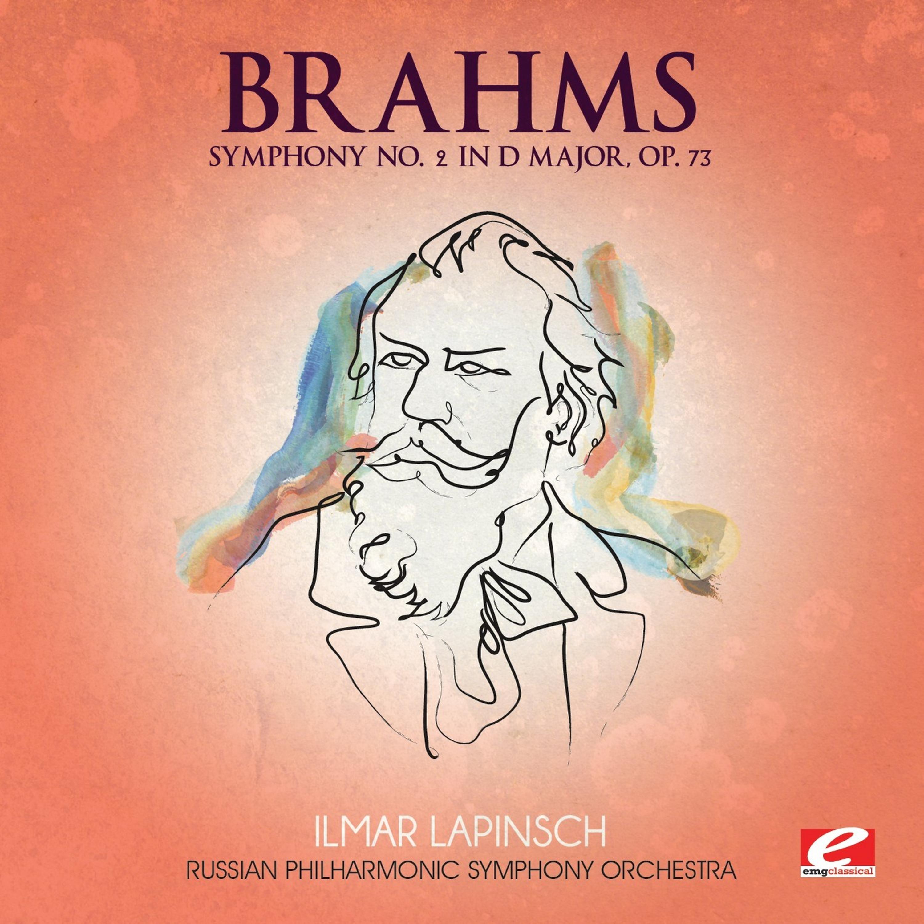 Постер альбома Brahms: Symphony No. 2 in D Major, Op. 73 (Digitally Remastered)
