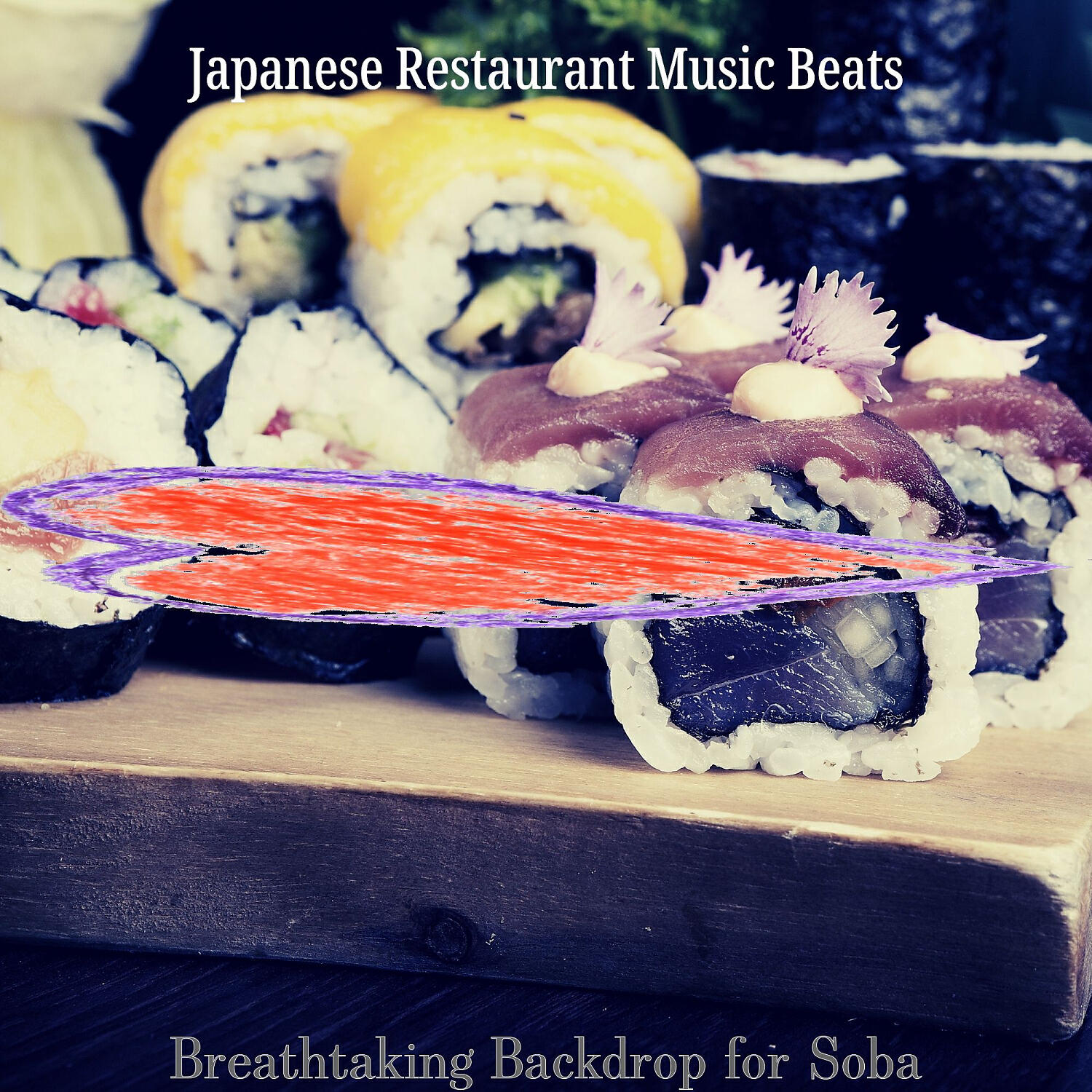 Japanese Restaurant Music Beats - Harp and Koto Soundtrack for Ramen