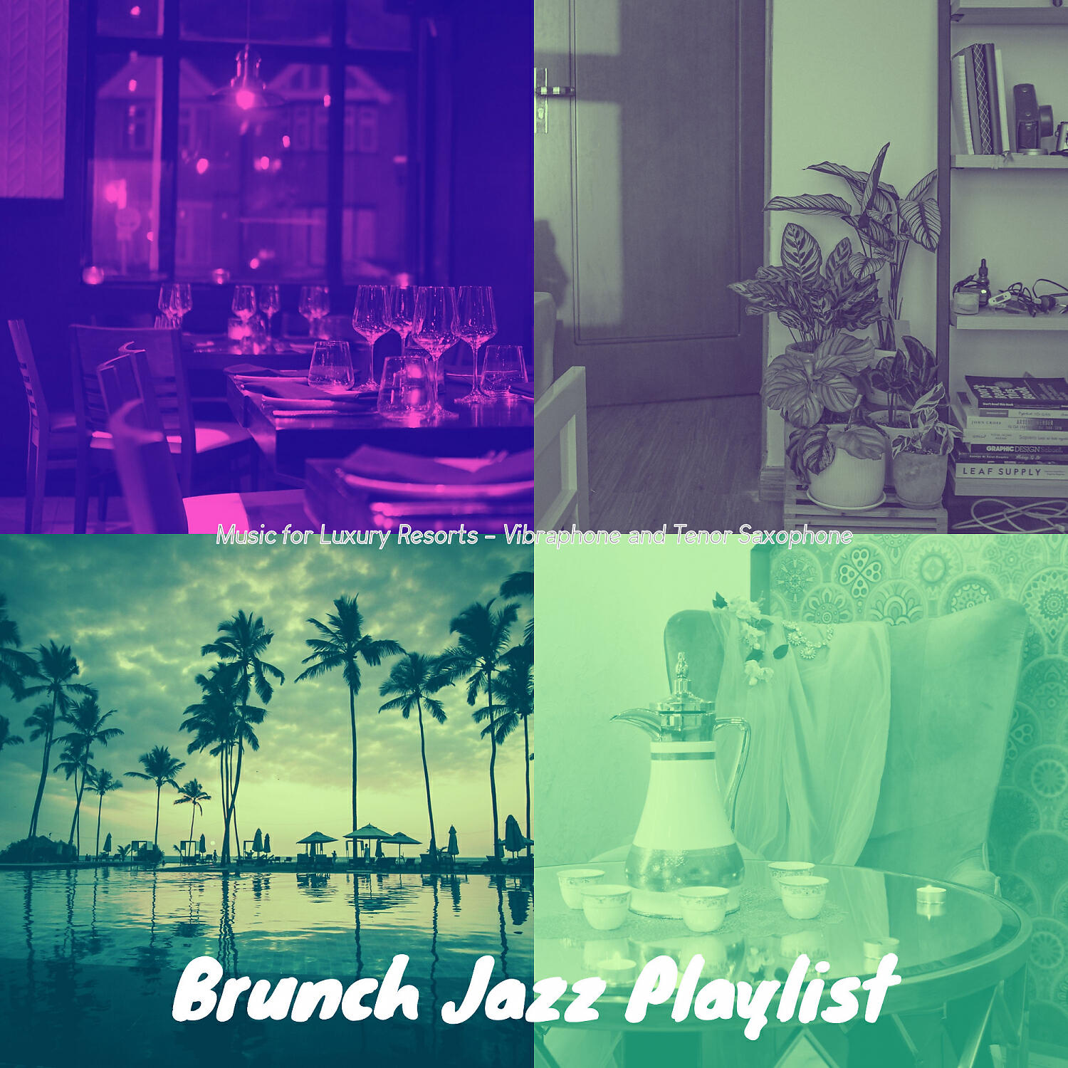 Brunch Jazz Playlist - Quartet Jazz Soundtrack for Vacations