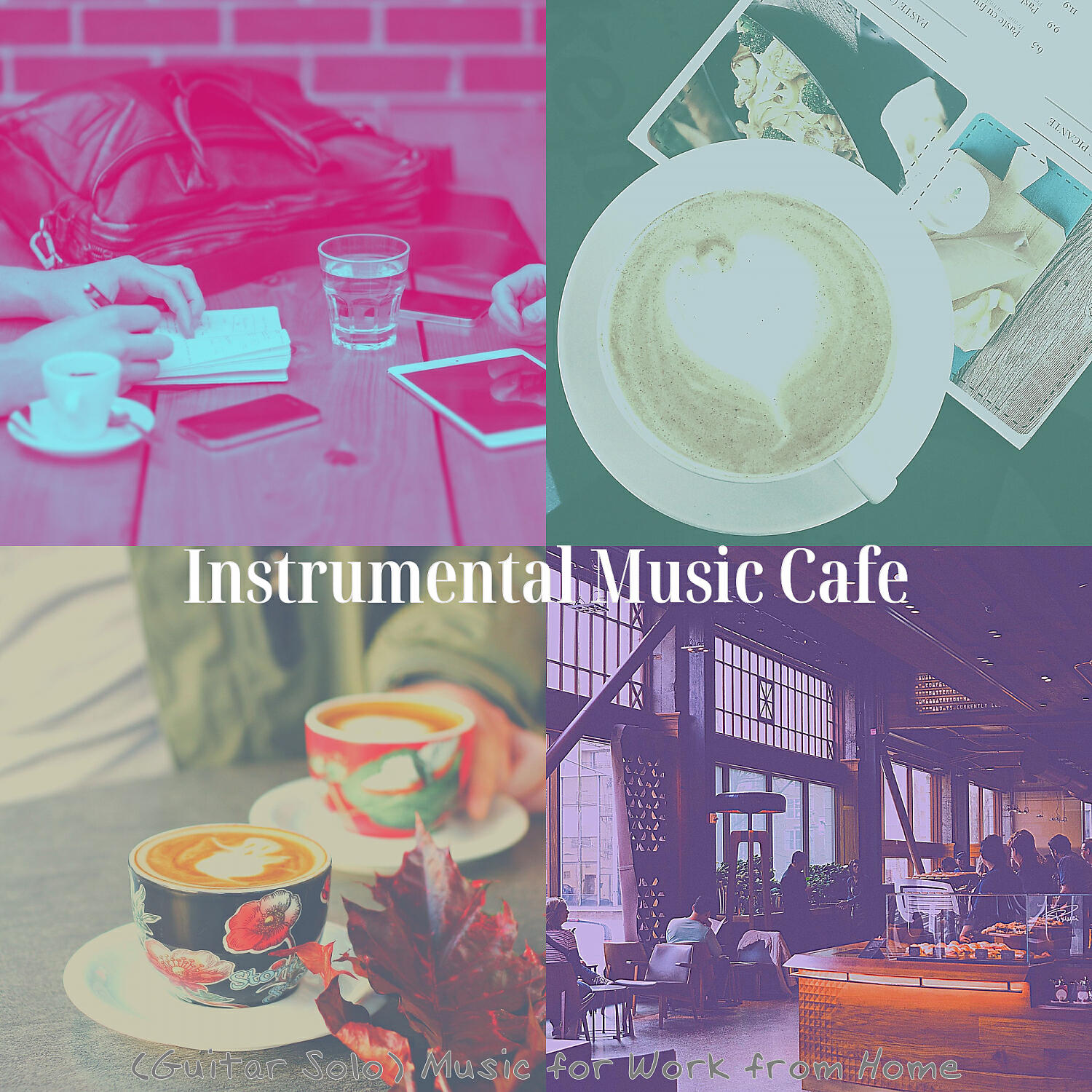 Instrumental Music Cafe - Dream-Like Jazz Guitar Trio - Vibe for Freelance Work