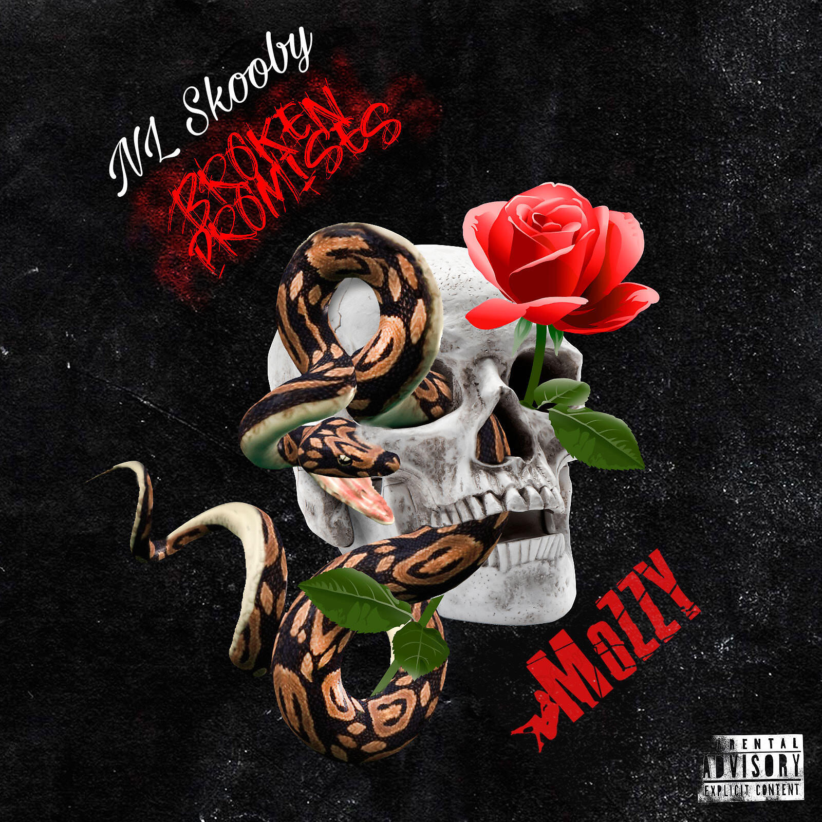 NL Skooby - Broken Promises (feat. Mozzy)