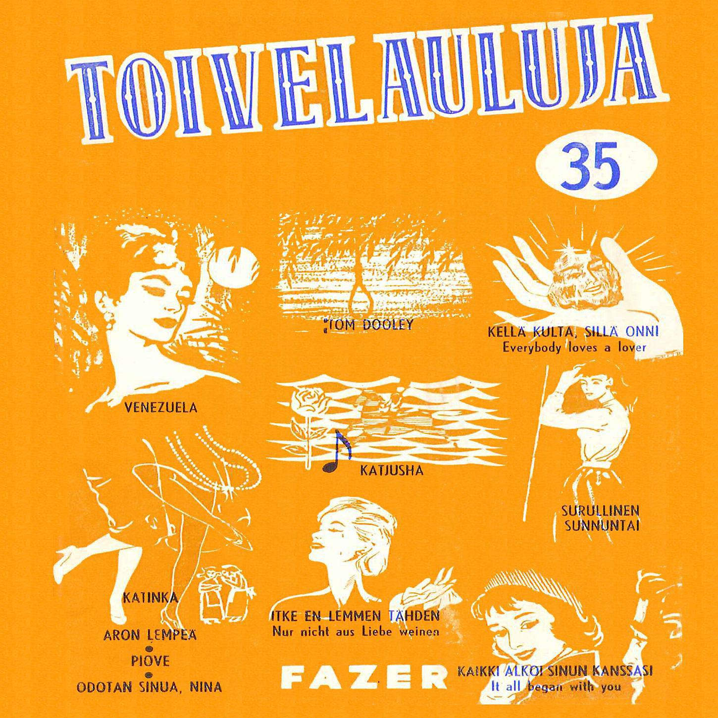 Постер альбома Toivelauluja 35 - 1959