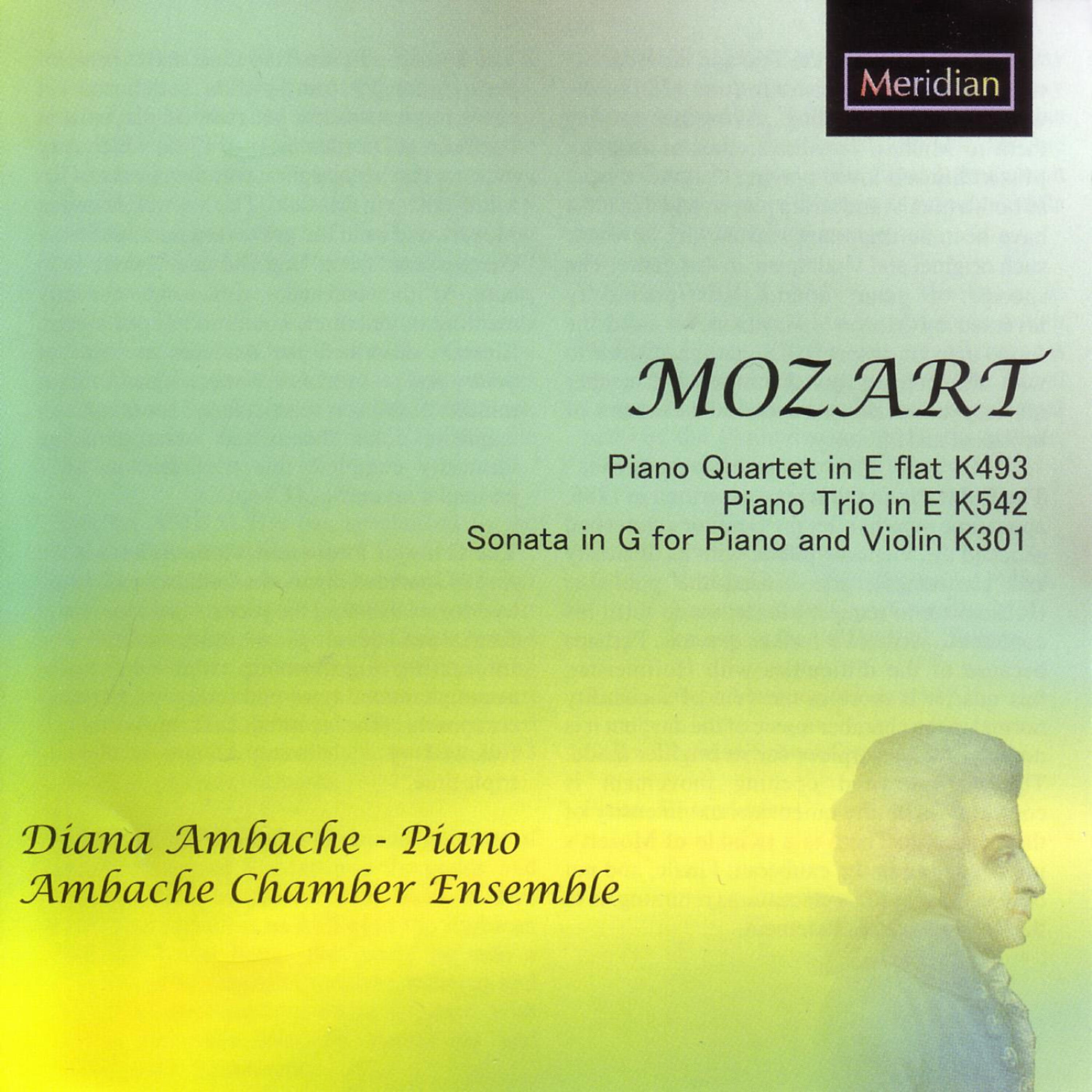 Diana Ambache - Piano Trio in E Major, K.542: III. Allegro