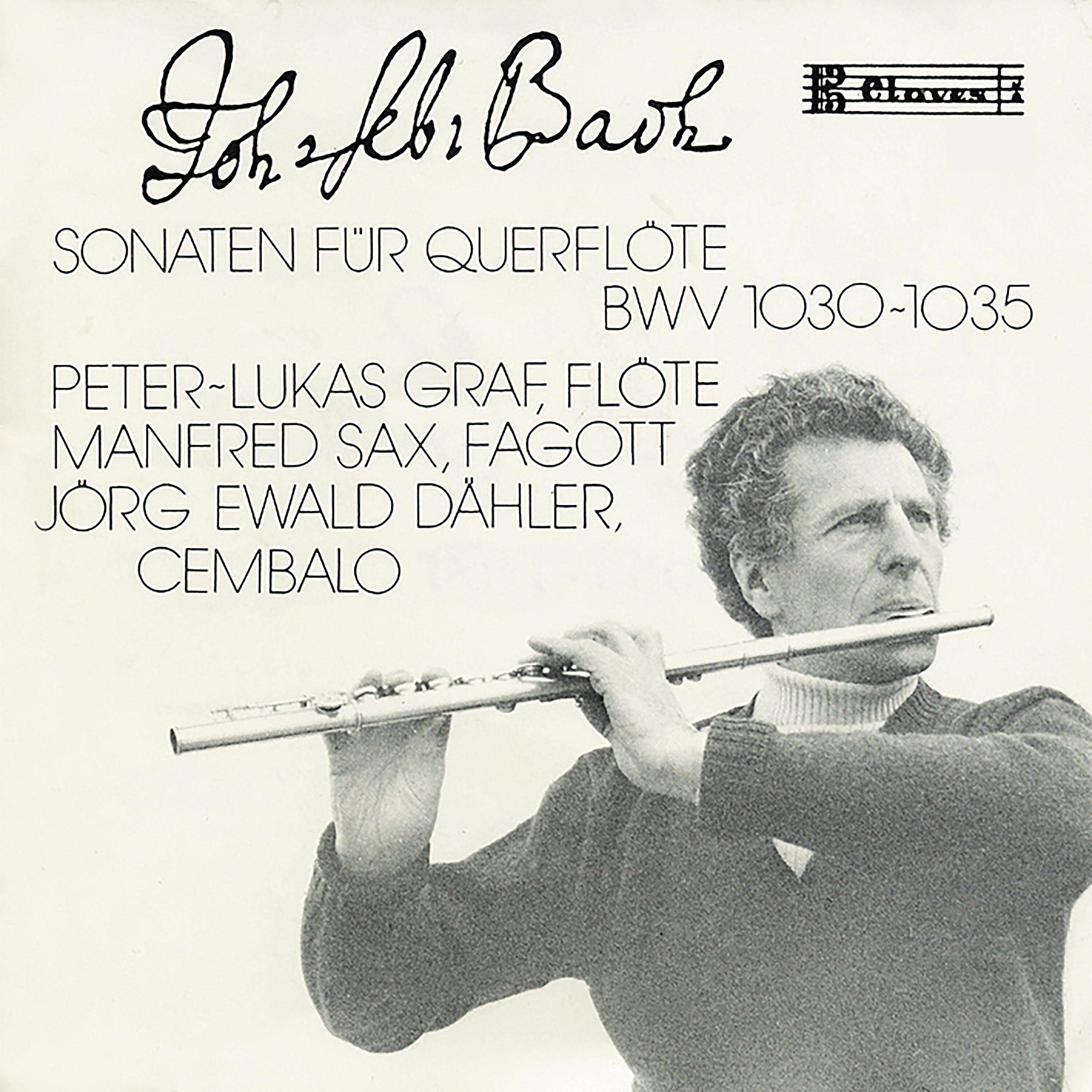 Peter-Lukas Graf - Sonata for Flute & Harpsichord in A Major, BWV 1032: III. Allegro