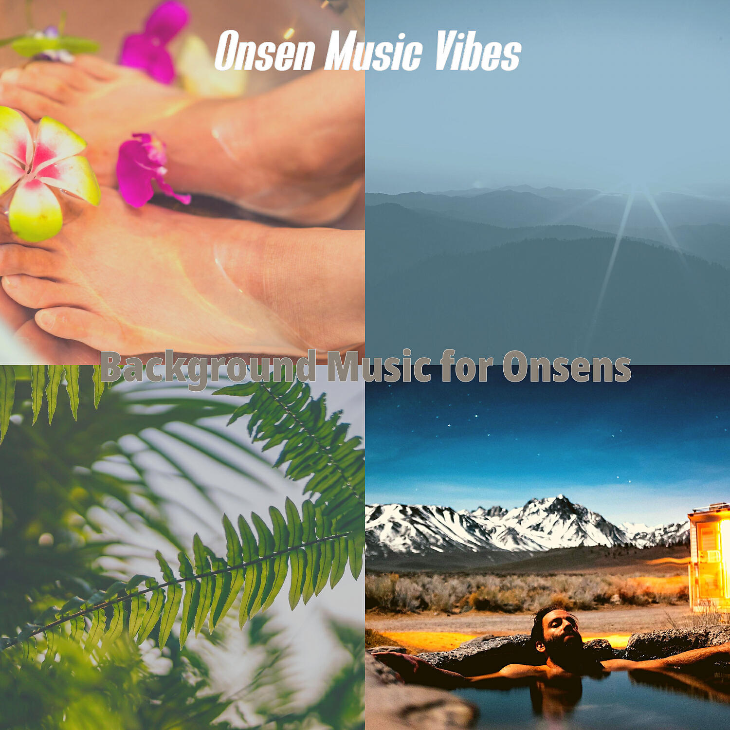 Onsen Music Vibes - Vibrant Backdrops for Steam Baths