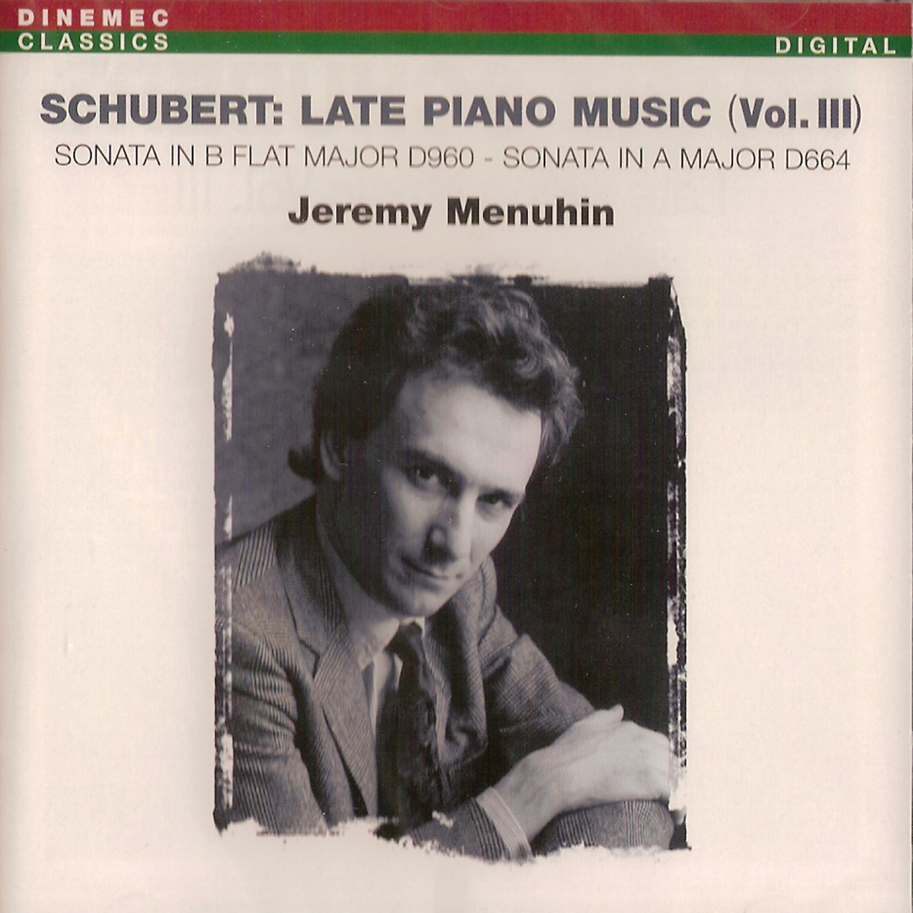 Постер альбома Schubert: Late Piano Music Vol.3