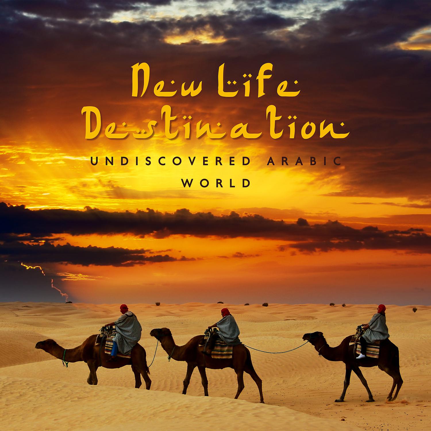 Постер альбома New Life Destination - Undiscovered Arabic World – Traditional Instrumental Sounds, Relaxing Tunes, Transcendental Contemplation
