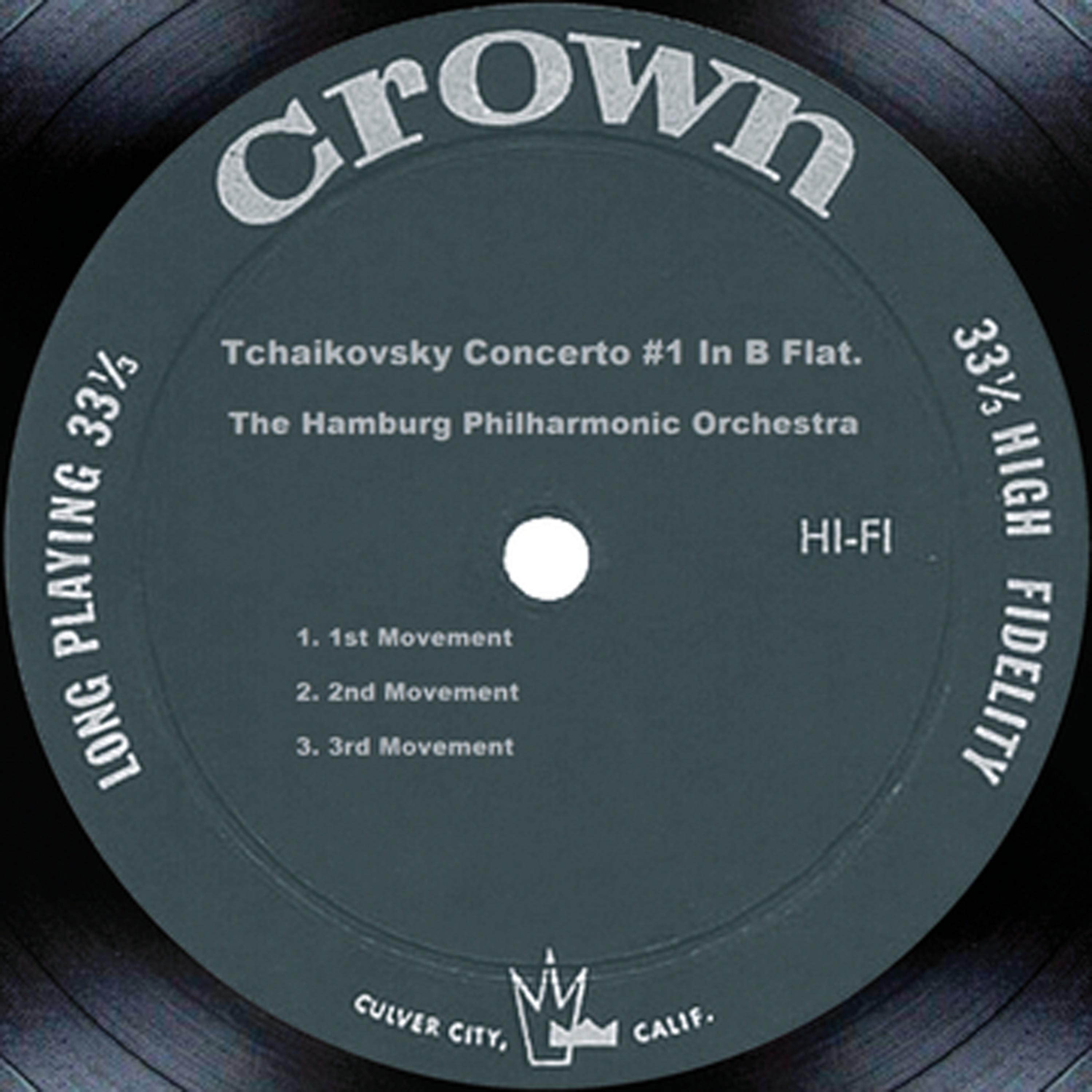 Постер альбома Tchaikovsky Concerto #1 In B Flat.
