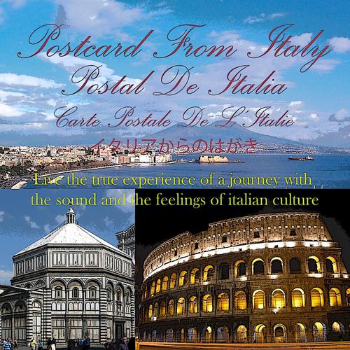 Постер альбома Postcard from Italy (Live the True Experience of a Journey With the Sound and the Feelings of Italian Culture)