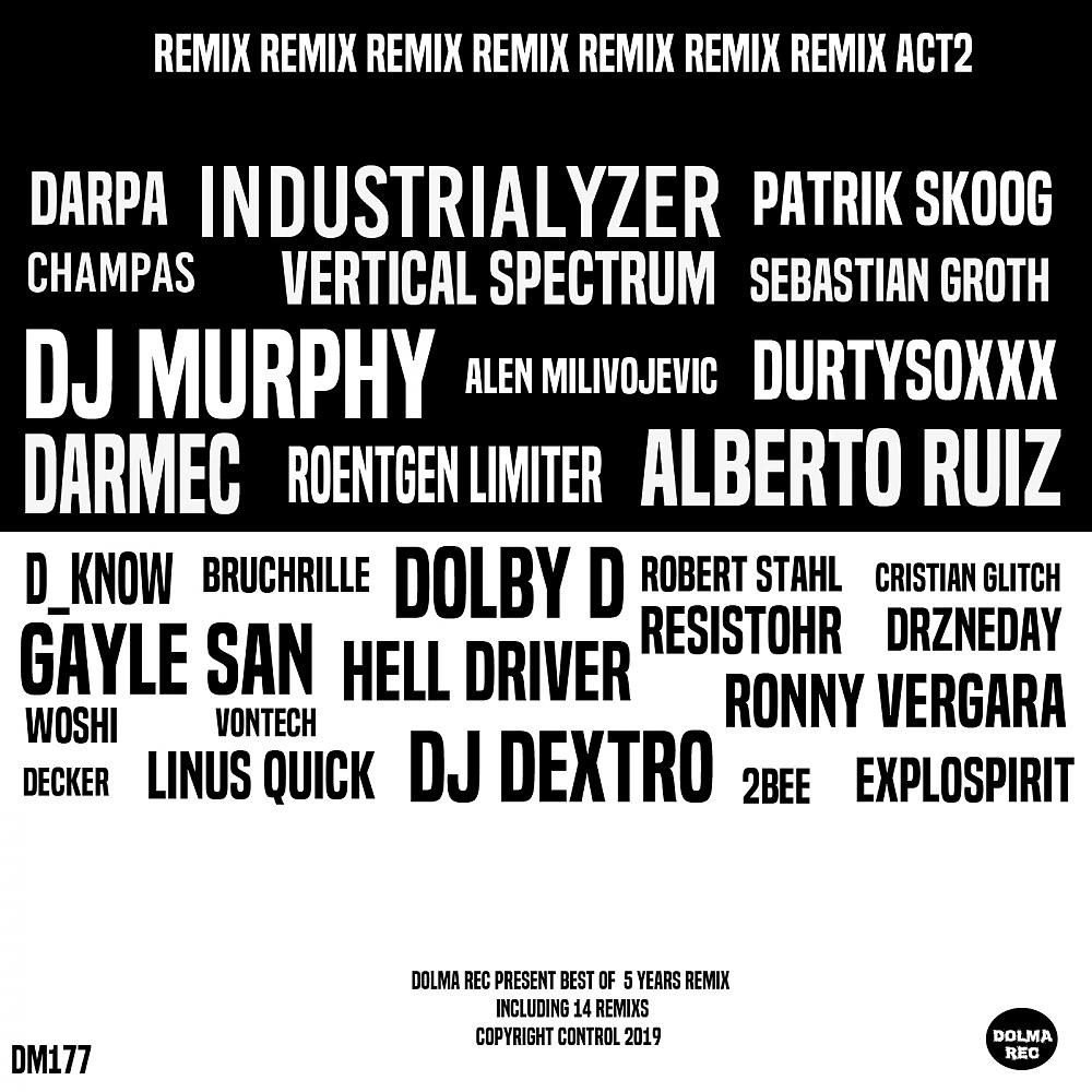 Постер альбома Dolma 5 Years The Remix Act 2