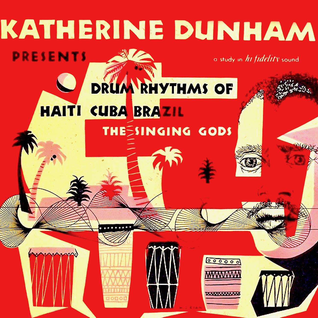 Постер альбома Katherine Dunham Presents Drum Rhythms Of Haiti, Cuba, Brazil