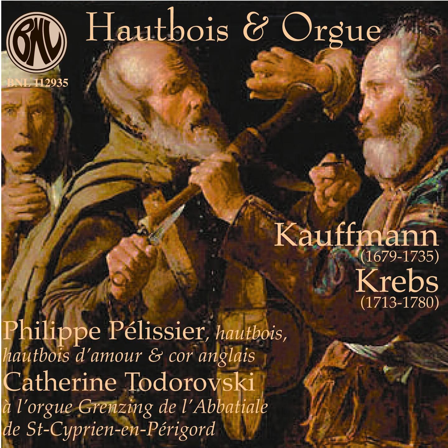 Постер альбома Krebs & Kauffmann: Hautbois et orgue