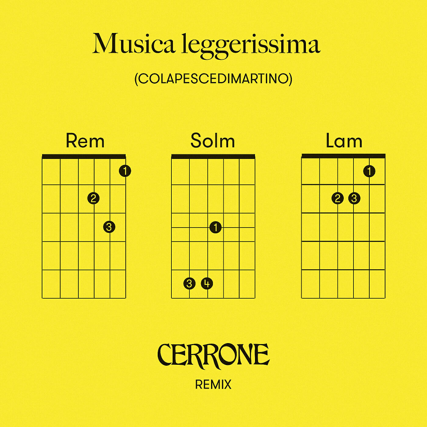 Colapesce - Musica leggerissima (Cerrone Remix)