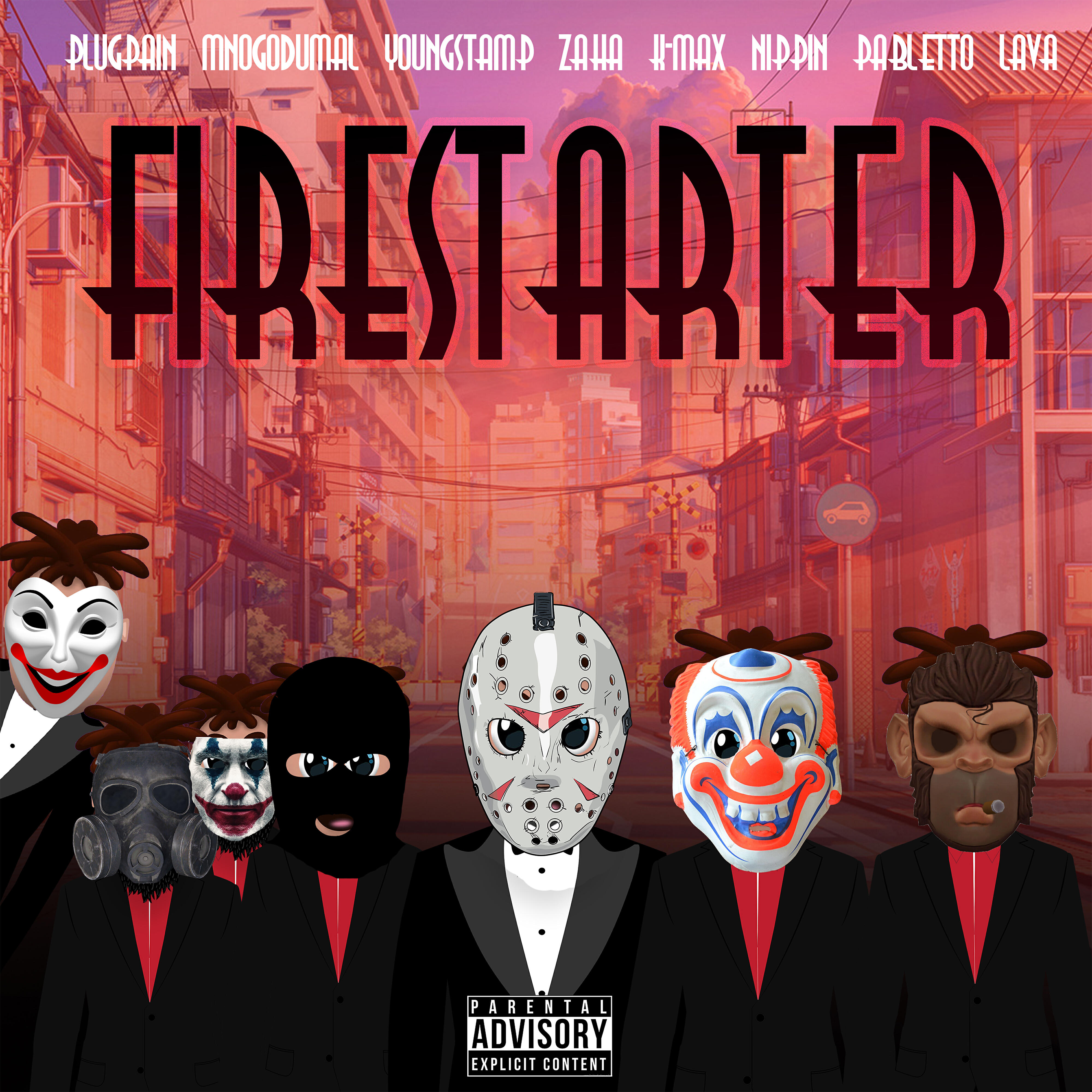 plugpain - Firestarter (feat. Mnogodumal, Youngstamp, Zaha, K-max, Nippin, Pabletto Lava)