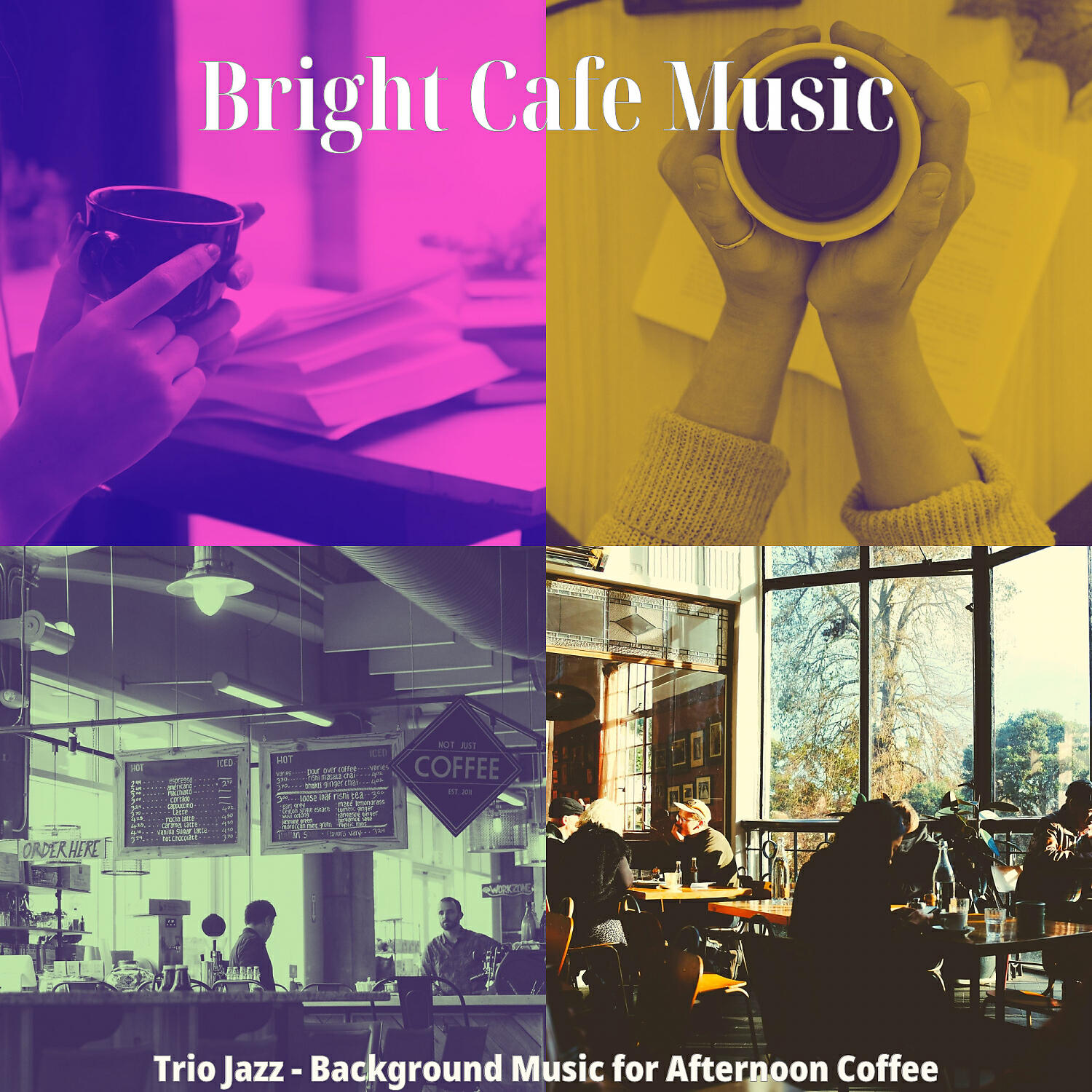Bright Cafe Music - Trio Jazz Soundtrack for Studying in Coffee Shops
