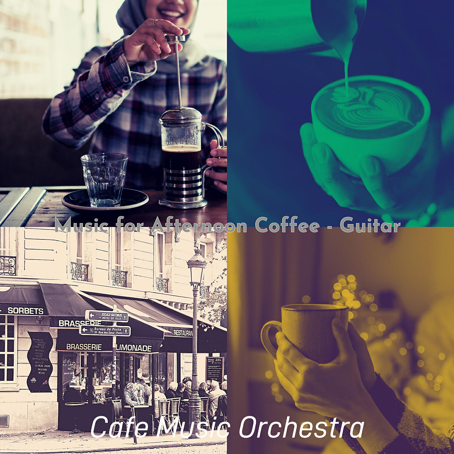 Cafe Music Orchestra - Urbane Jazz Guitar Trio - Vibe for Coffee Shops