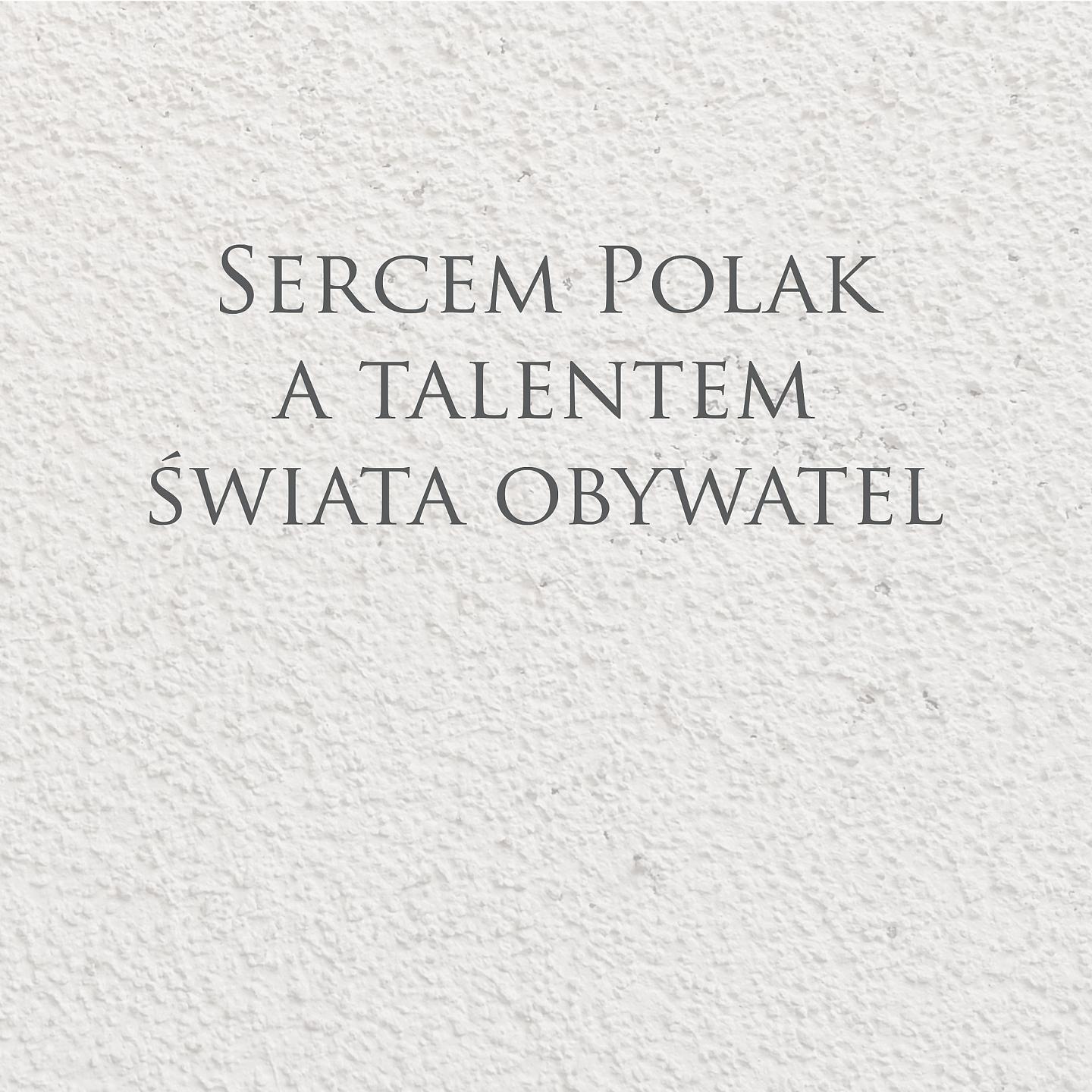 Постер альбома Sercem Polak a talentem, świata obywate