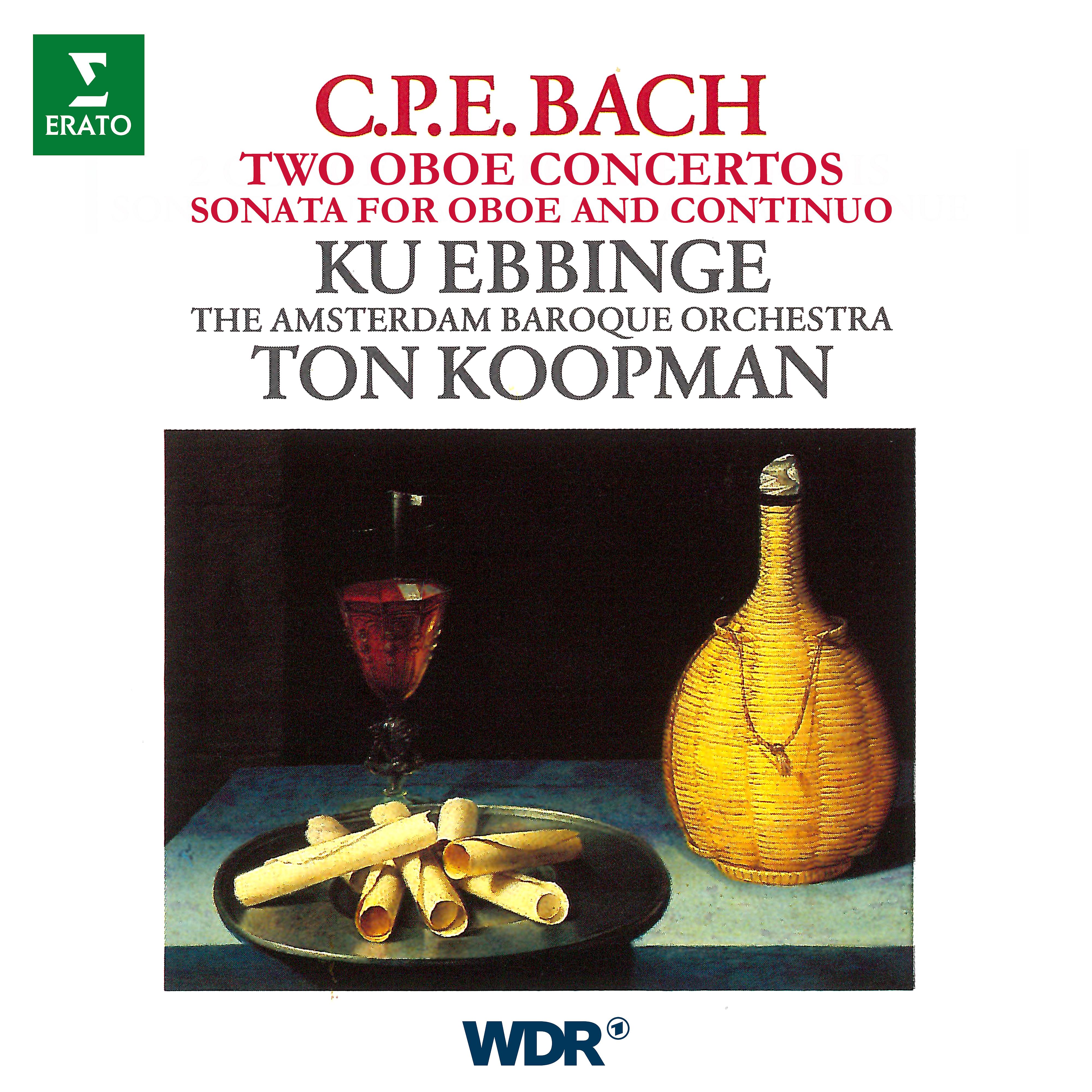 Постер альбома CPE Bach: Oboe Concertos, Wq. 164 & 165, Oboe Sonata, Wq. 135