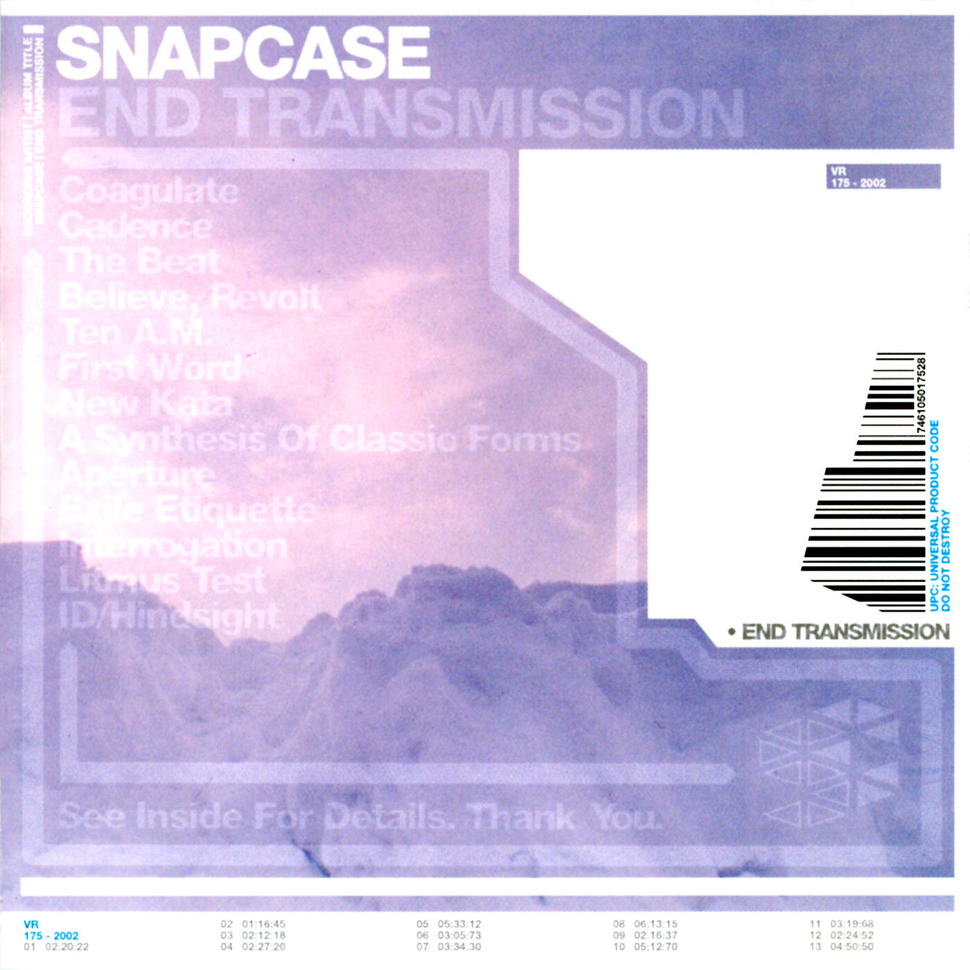 Snapcase - Litmus Test