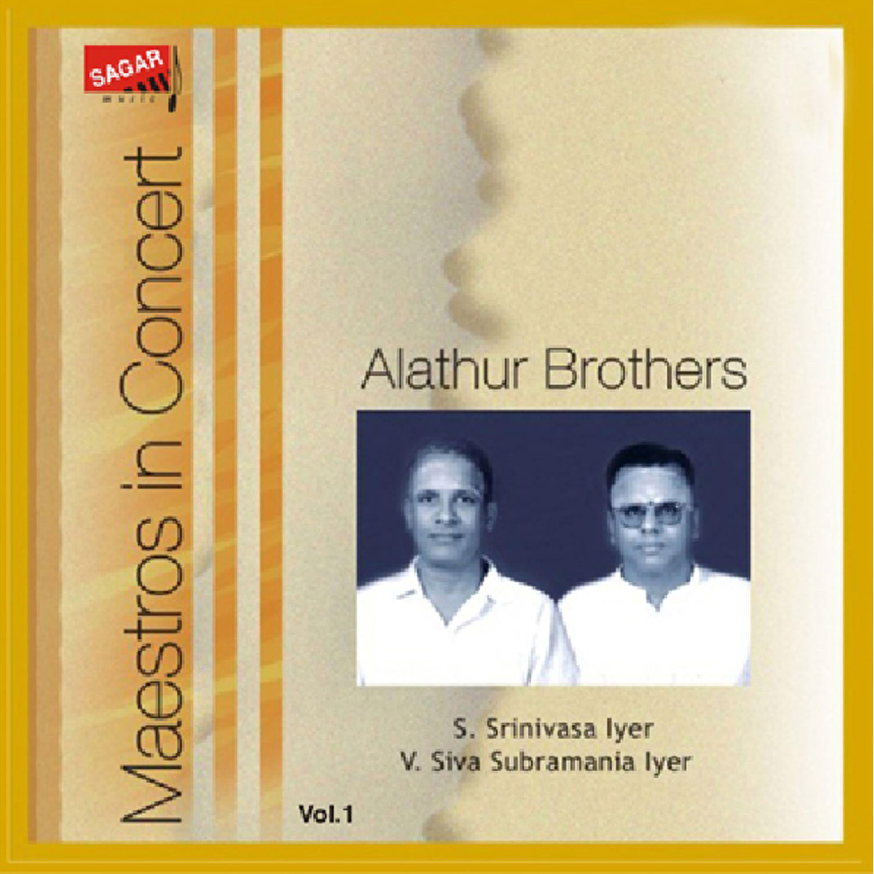 Постер альбома Maestro in Concert - Alathur Brothers, Vol. 1 (Live)