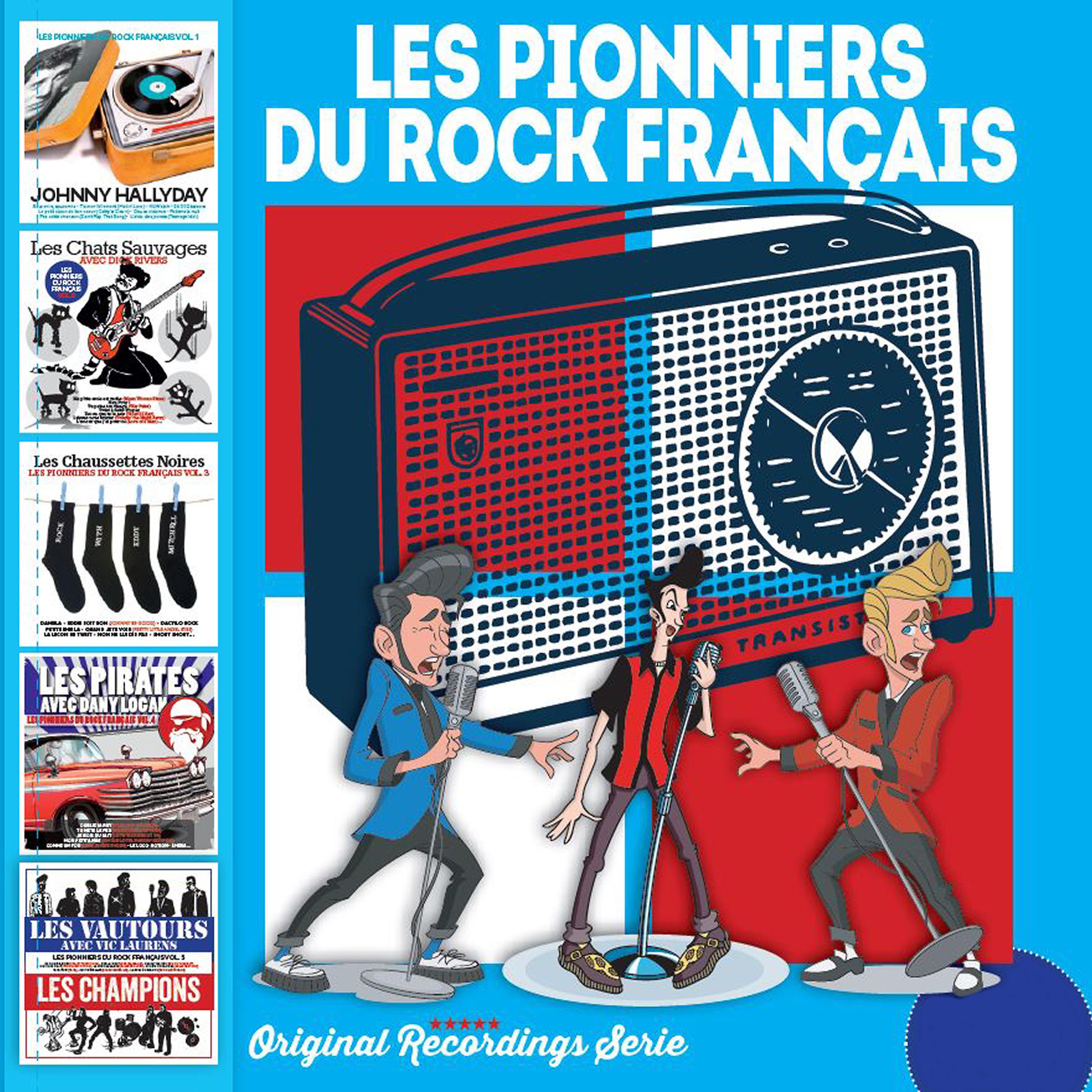 Постер альбома Les pionniers du rock français