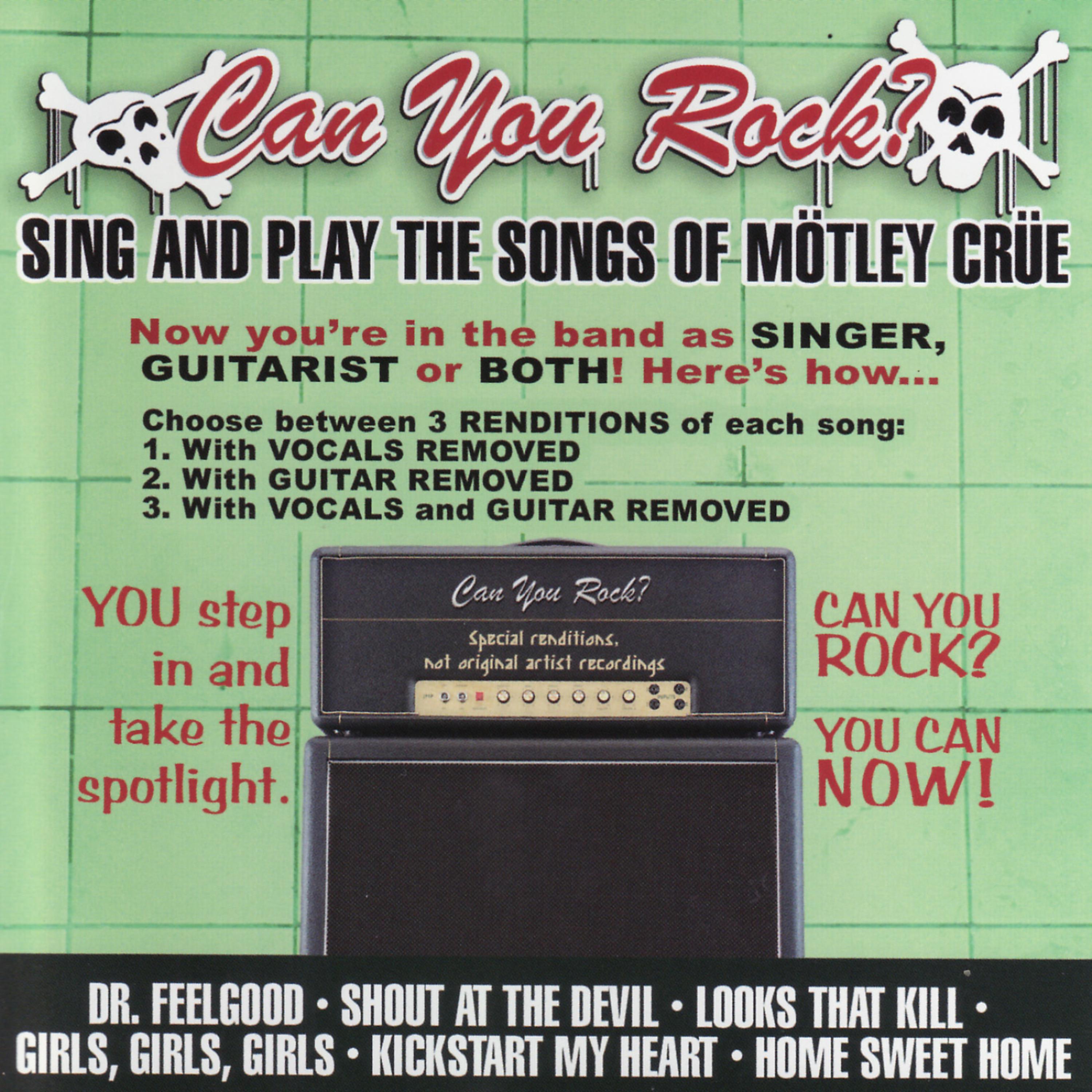 Постер альбома Can You Rock? Sing and Play the Songs of Motley Crue