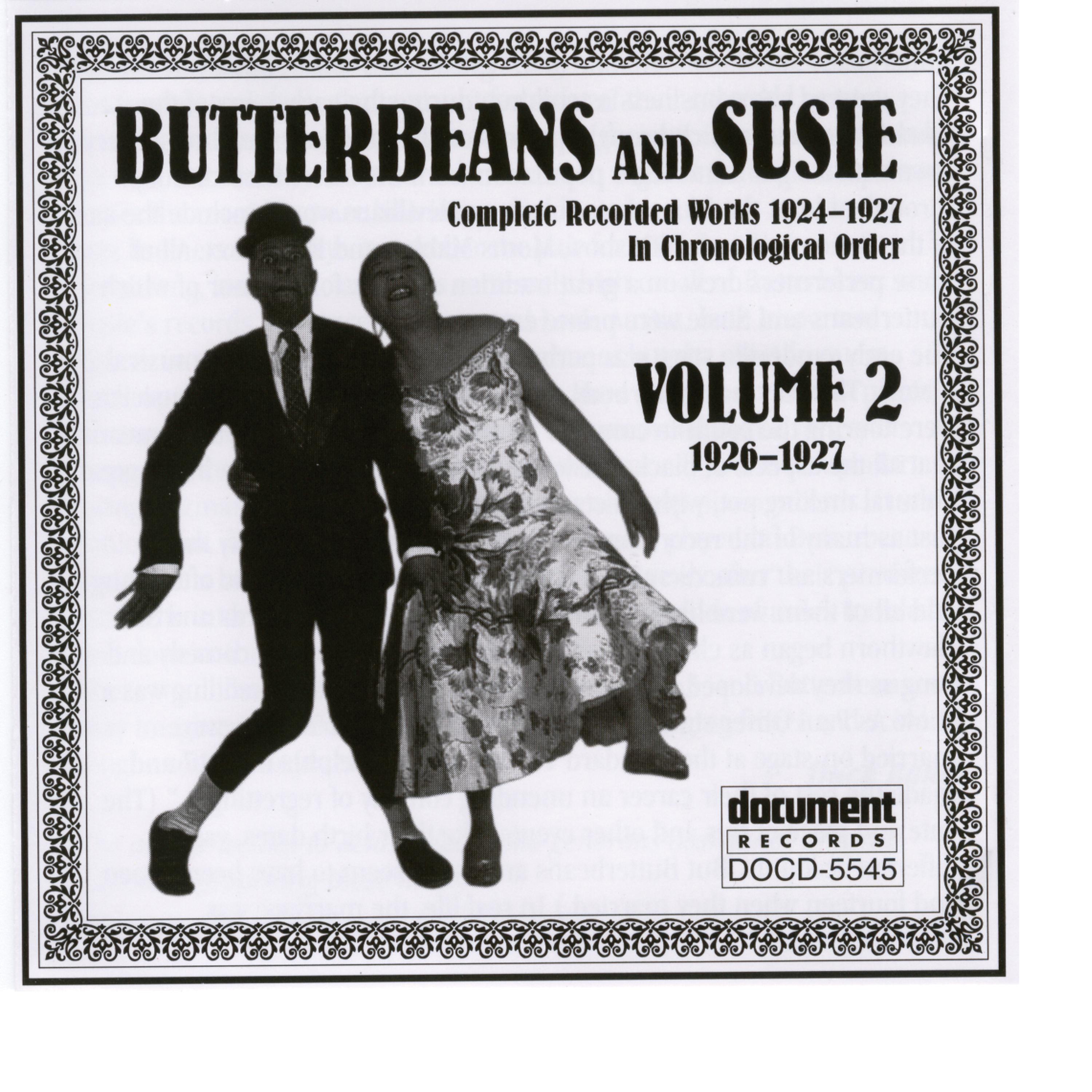 Постер альбома Butterbeans & Susie Vol. 2 (1926-1927)