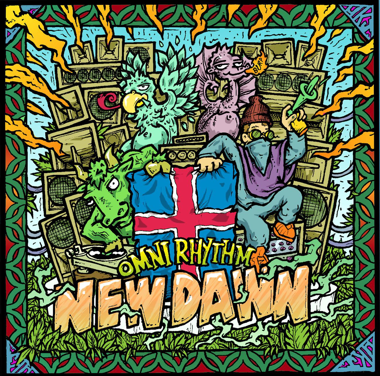 Постер альбома UK Jungle Presents: OmniRhythm - New Dawn