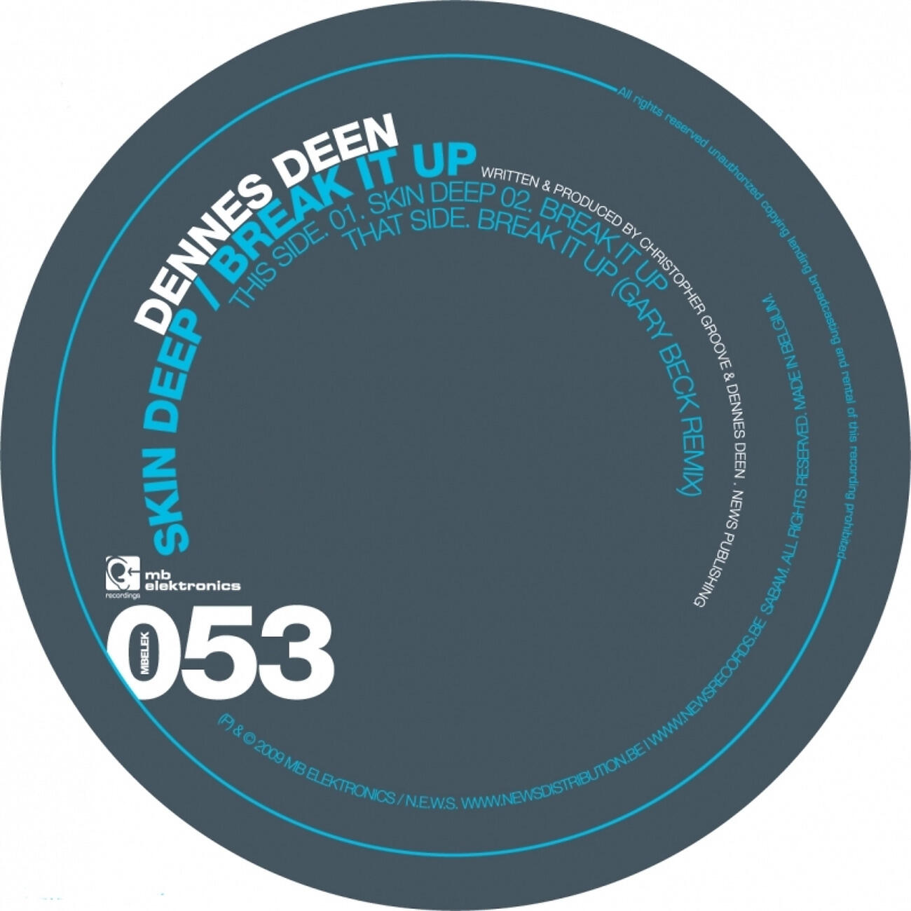 Dennes Deen - Break It Up (Gary Beck Dub)