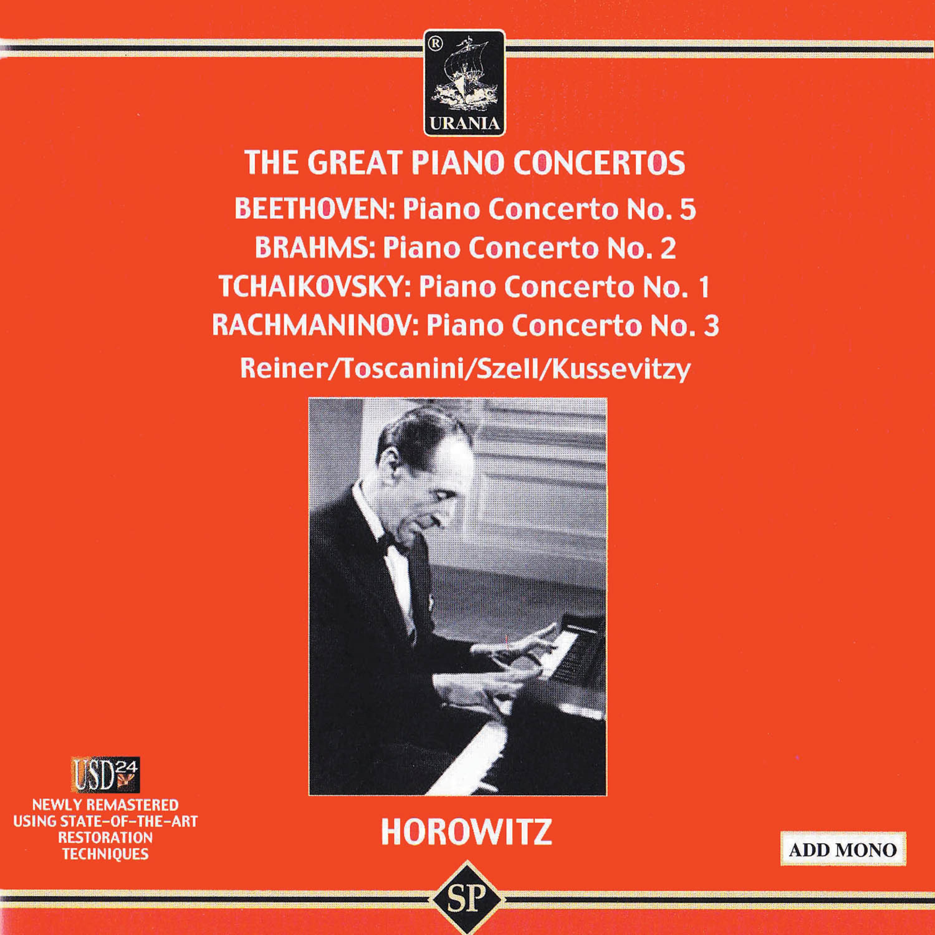 Постер альбома The Great Piano Concertos