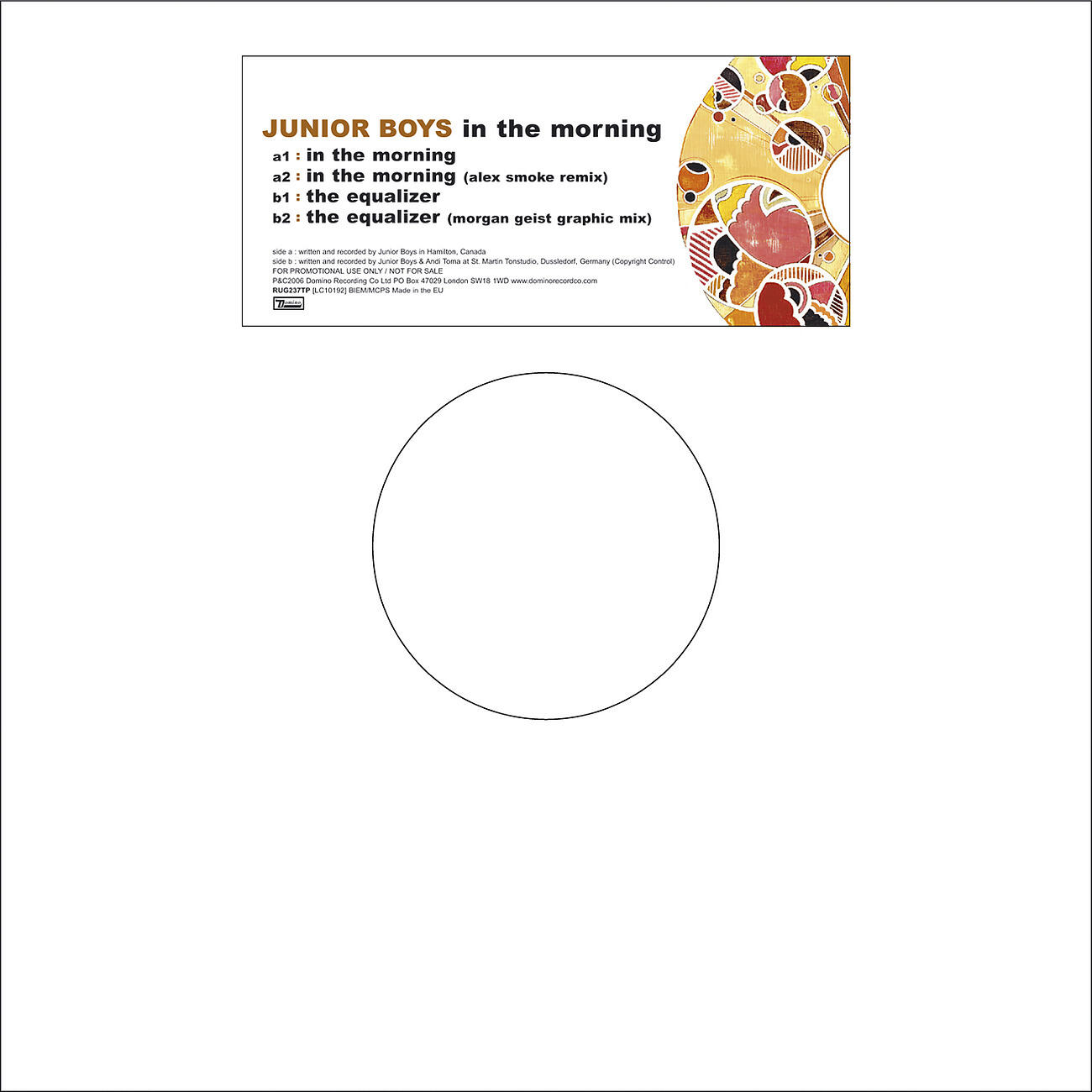 Junior Boys - In The Morning (Alex Smoke Remix)