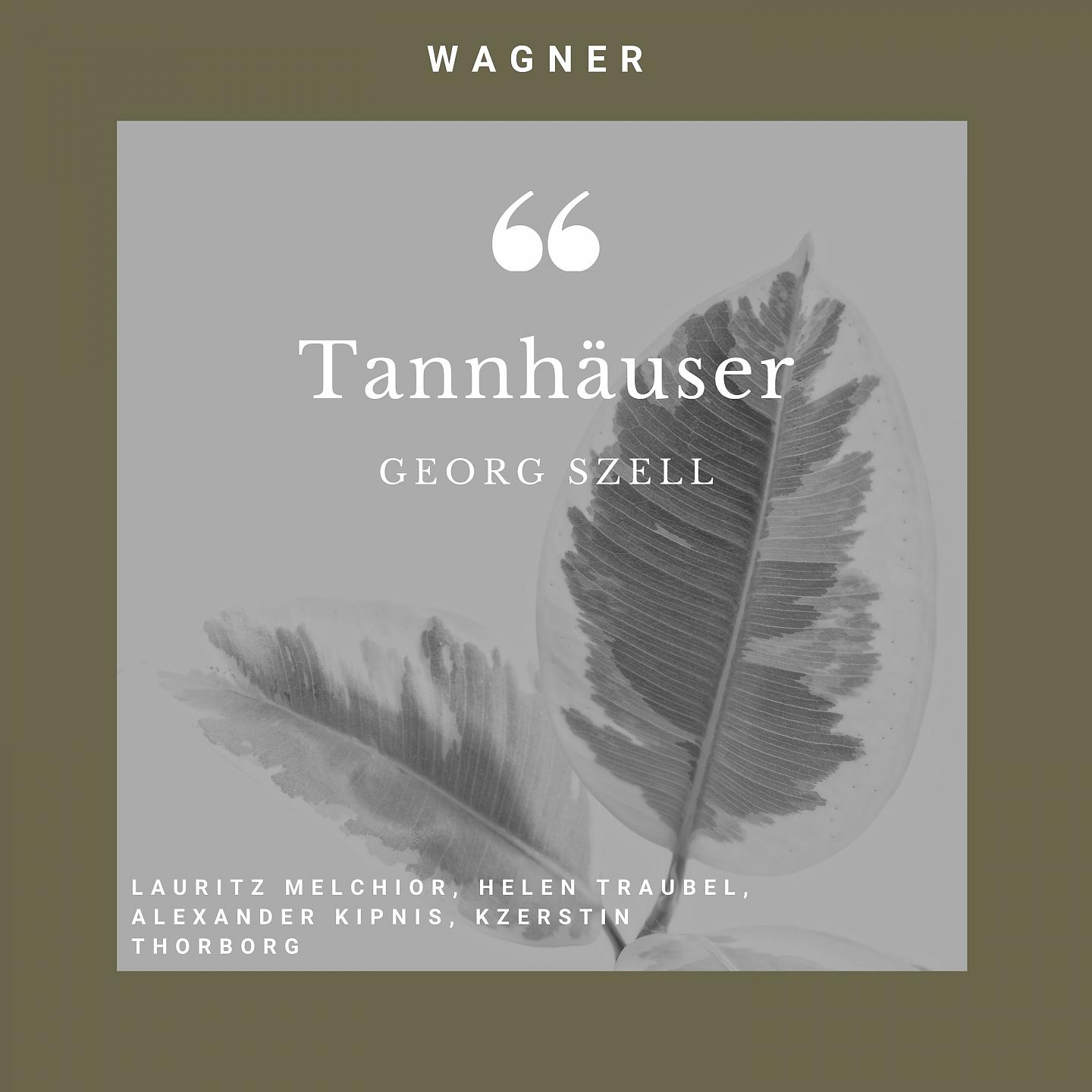 Постер альбома Tannhäuser of wagner