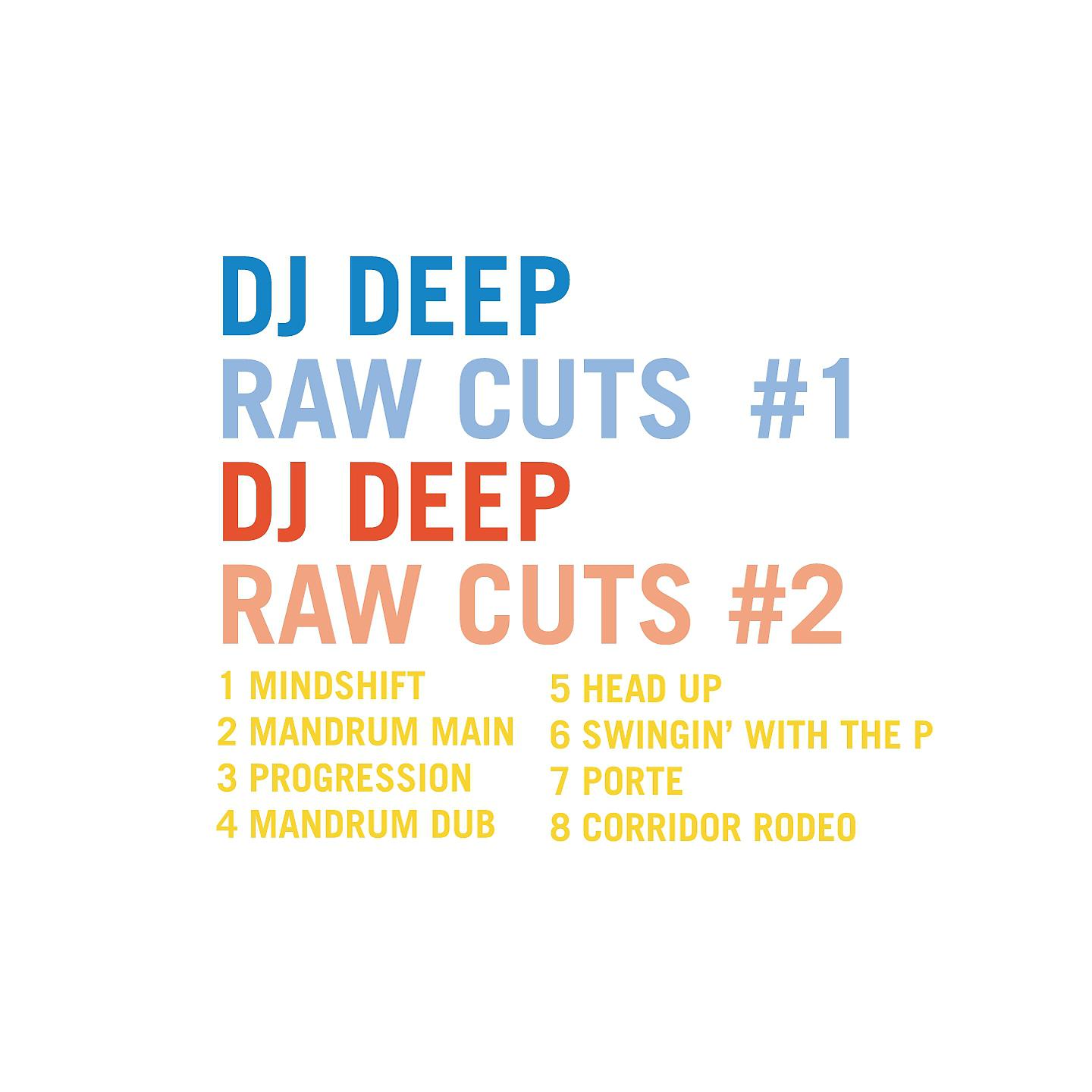 Постер альбома DJ Deep Raw Cuts, Vols.1 & 2