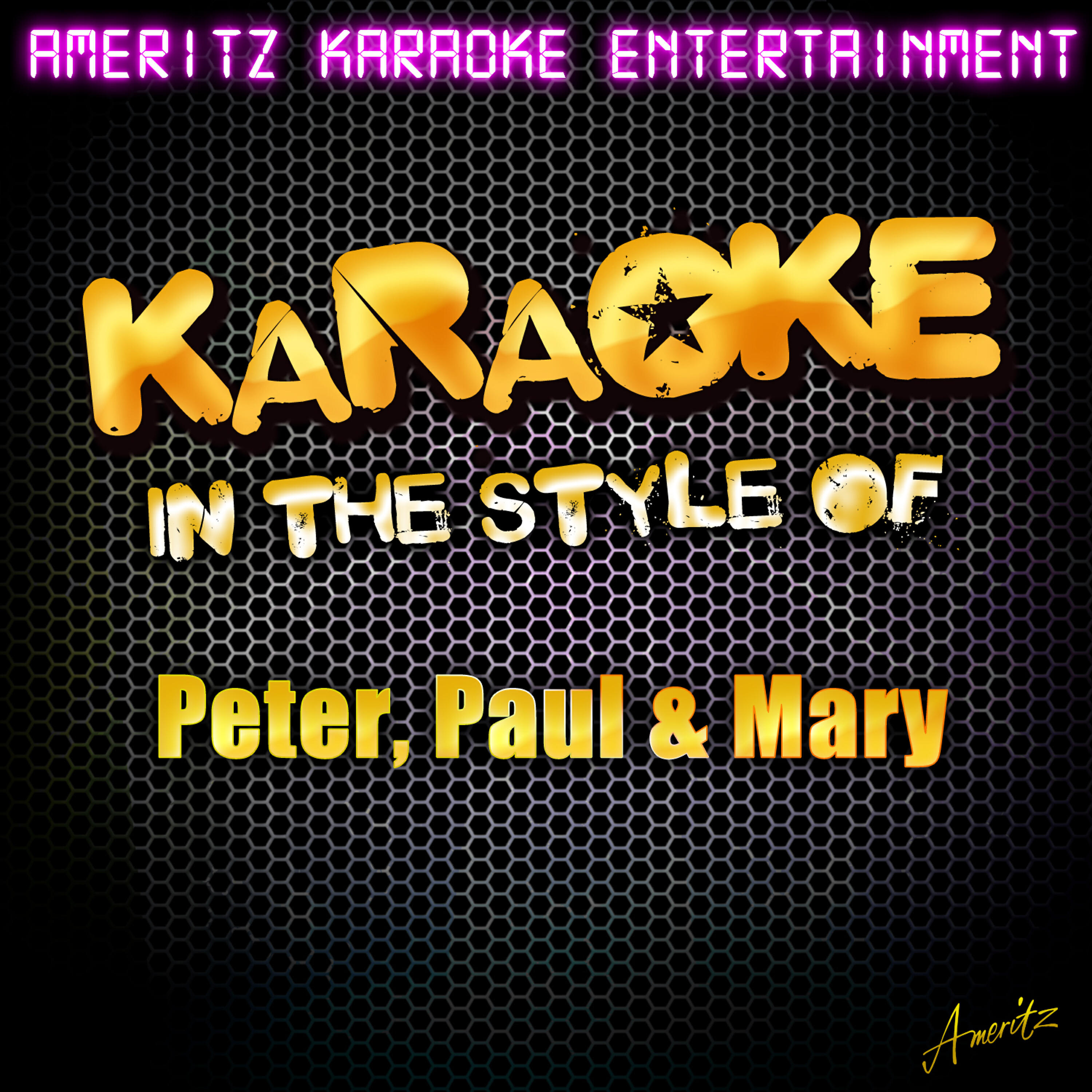 Ameritz Karaoke Entertainment - 500 Miles (In the Style of Peter, Paul & Mary) [Karaoke Version]