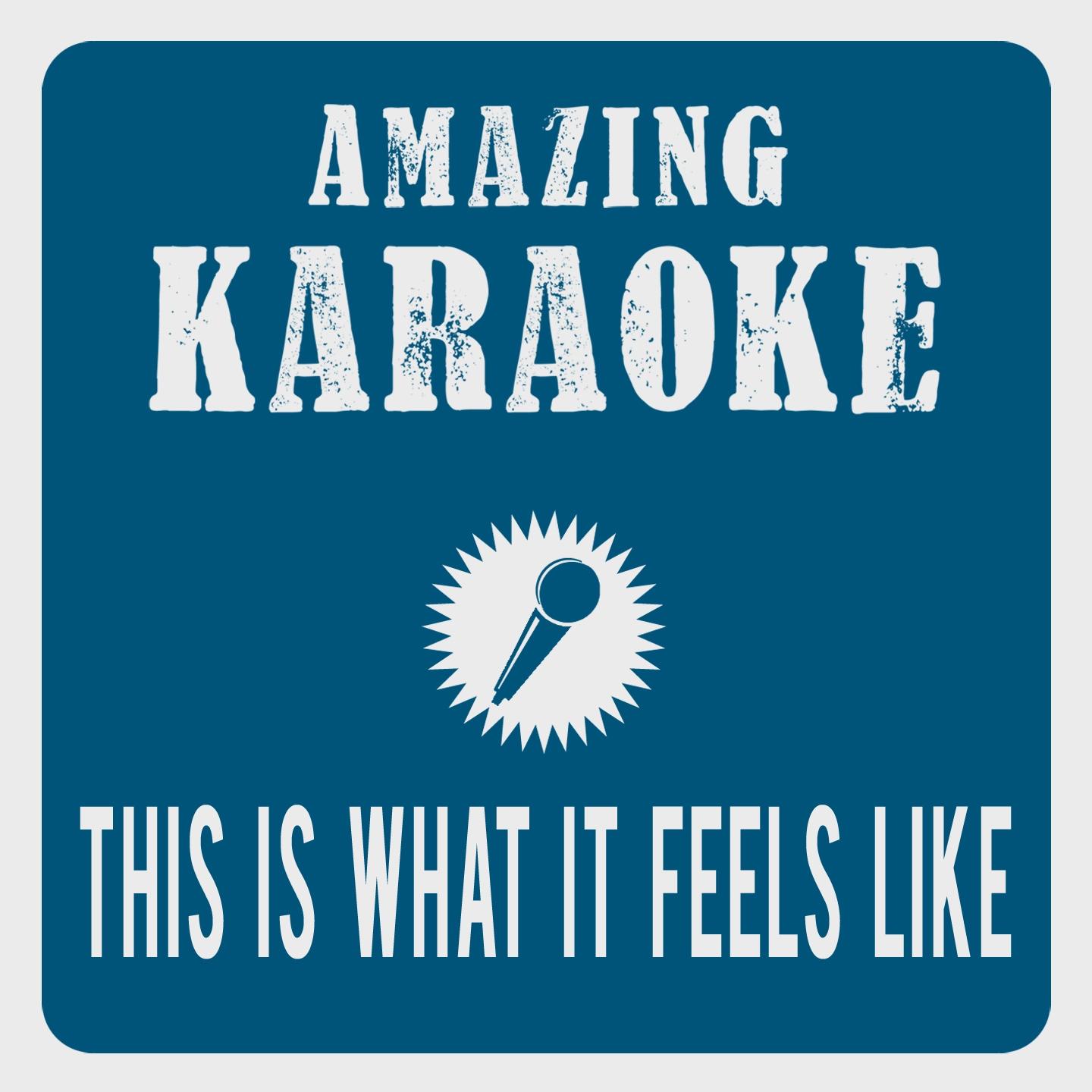 Постер альбома This Is What It Feels Like (Karaoke Version)
