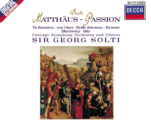 Постер альбома Bach, J.S.: St. Matthew Passion BWV 244