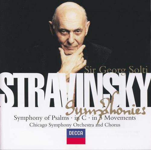 Постер альбома Stravinsky: Symphony in C/Symphony in 3 Movements/Symphonie de Psaumes