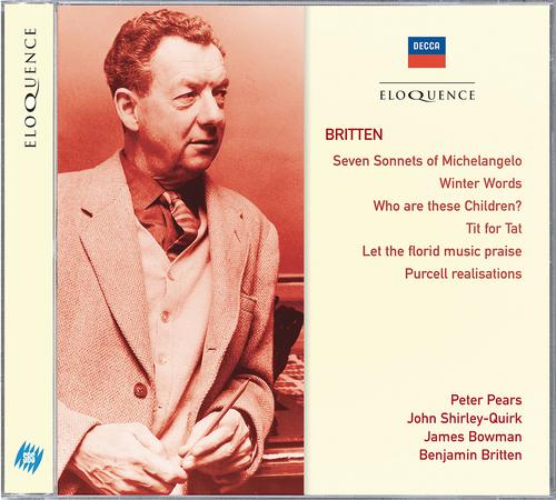 Постер альбома Britten: Seven Sonnets of Michelangelo; Winter Words; Who Are These Children?