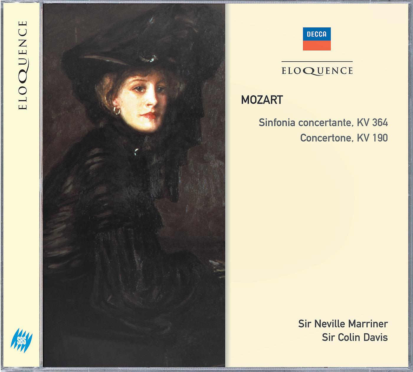 Постер альбома Mozart: Sinfonia Concertante; Concertone for 2 Violins