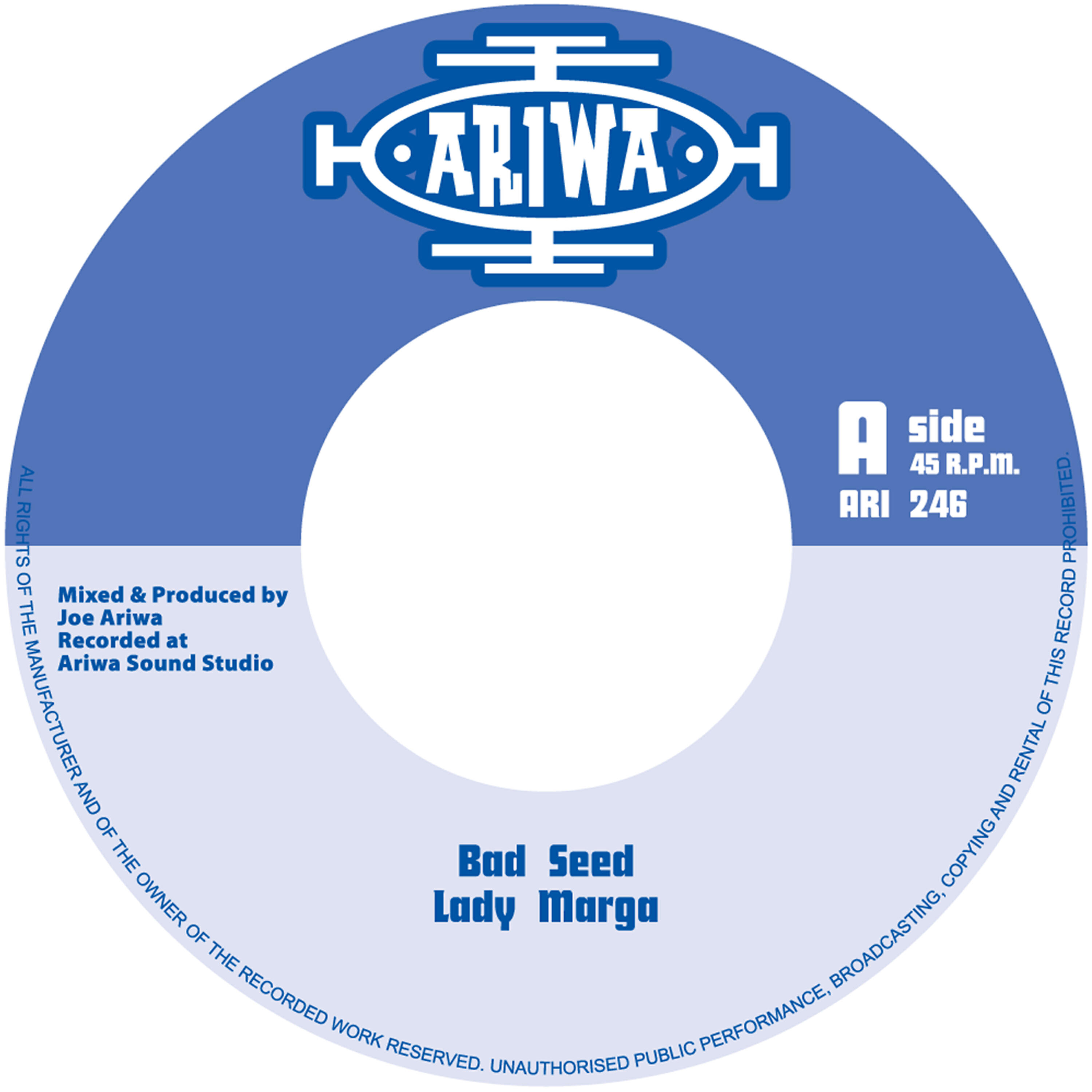 Joe Ariwa - Seedless Dub