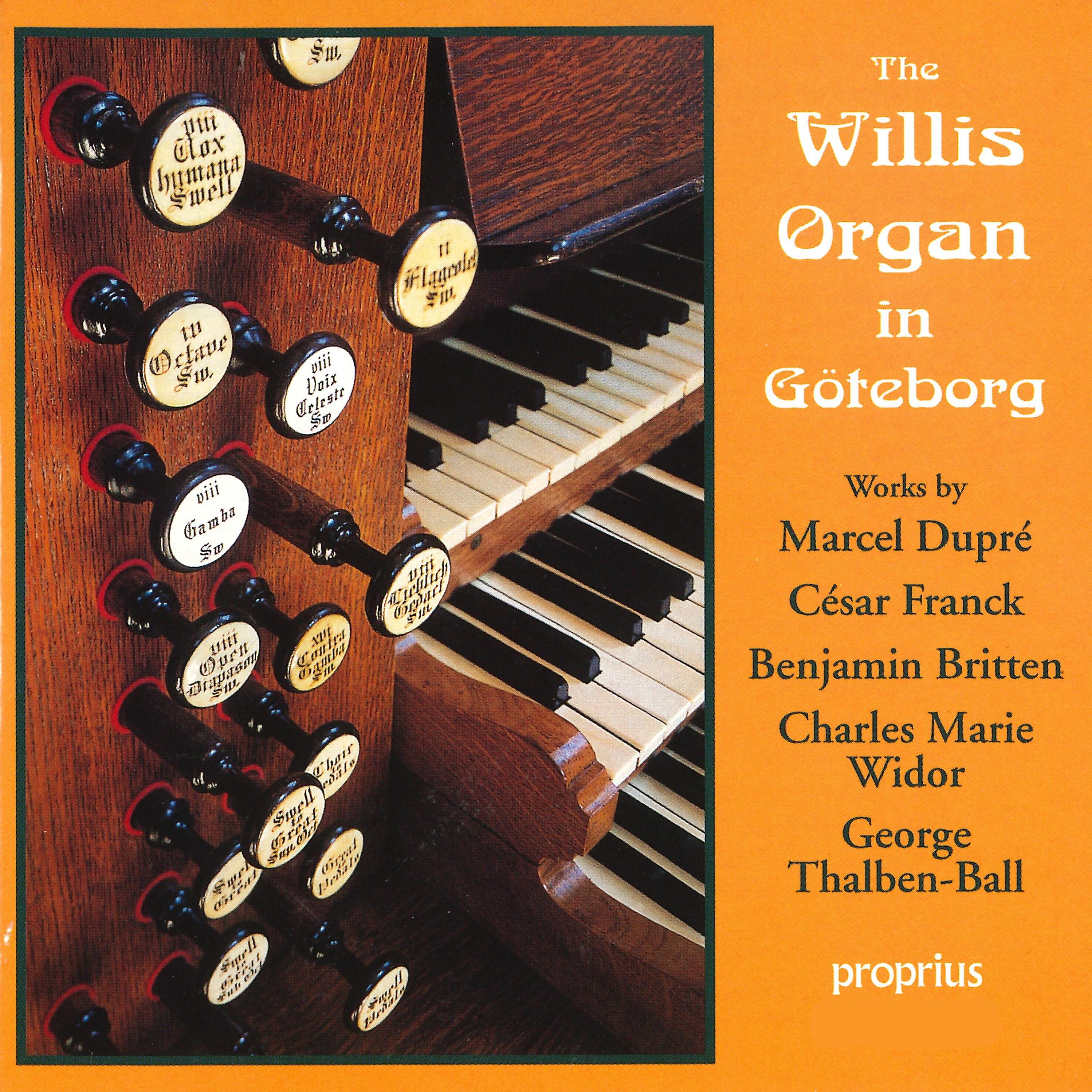 Постер альбома The Willis Organ in Göteborg